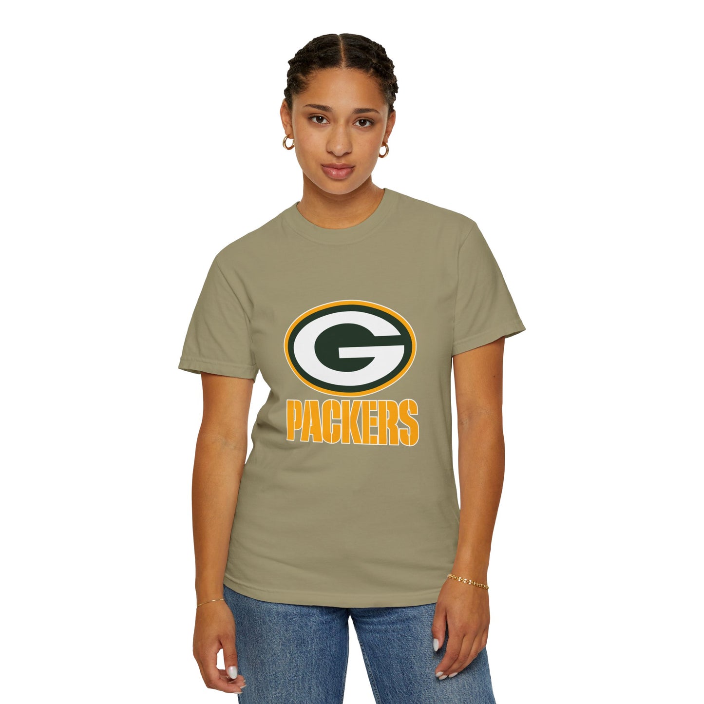 Green Bay Packers Merchandise Garment-Dyed T-Shirt – Premium Cotton Tee for Customization
