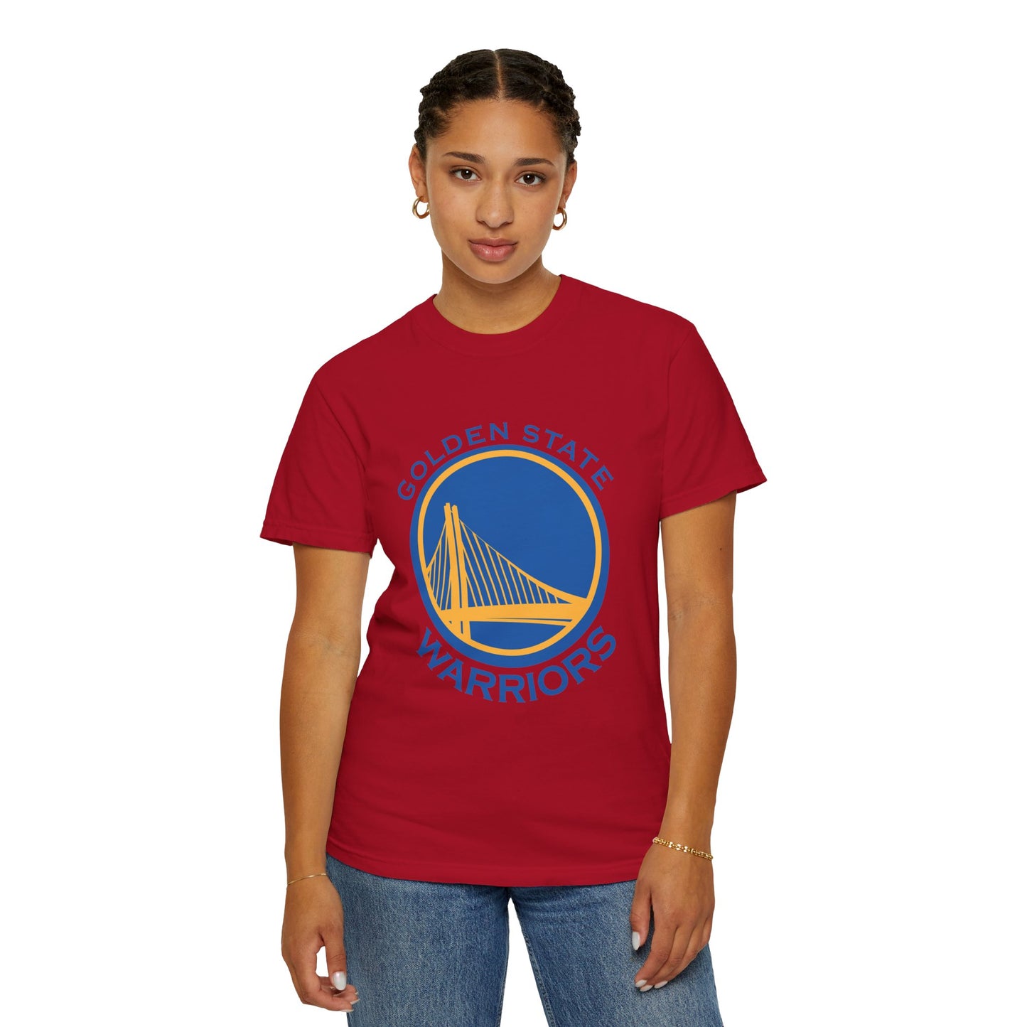Golden State Warriors Garment-Dyed T-Shirt – Premium Cotton Tee for Customization