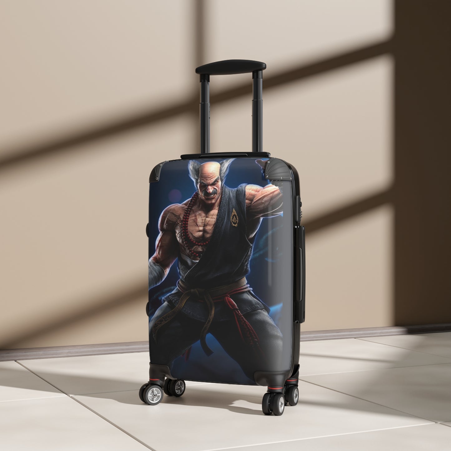 Video Games Tekken 8 Heihachi Mishima Carry-On Suitcase - Stylish Luggage for Travelers