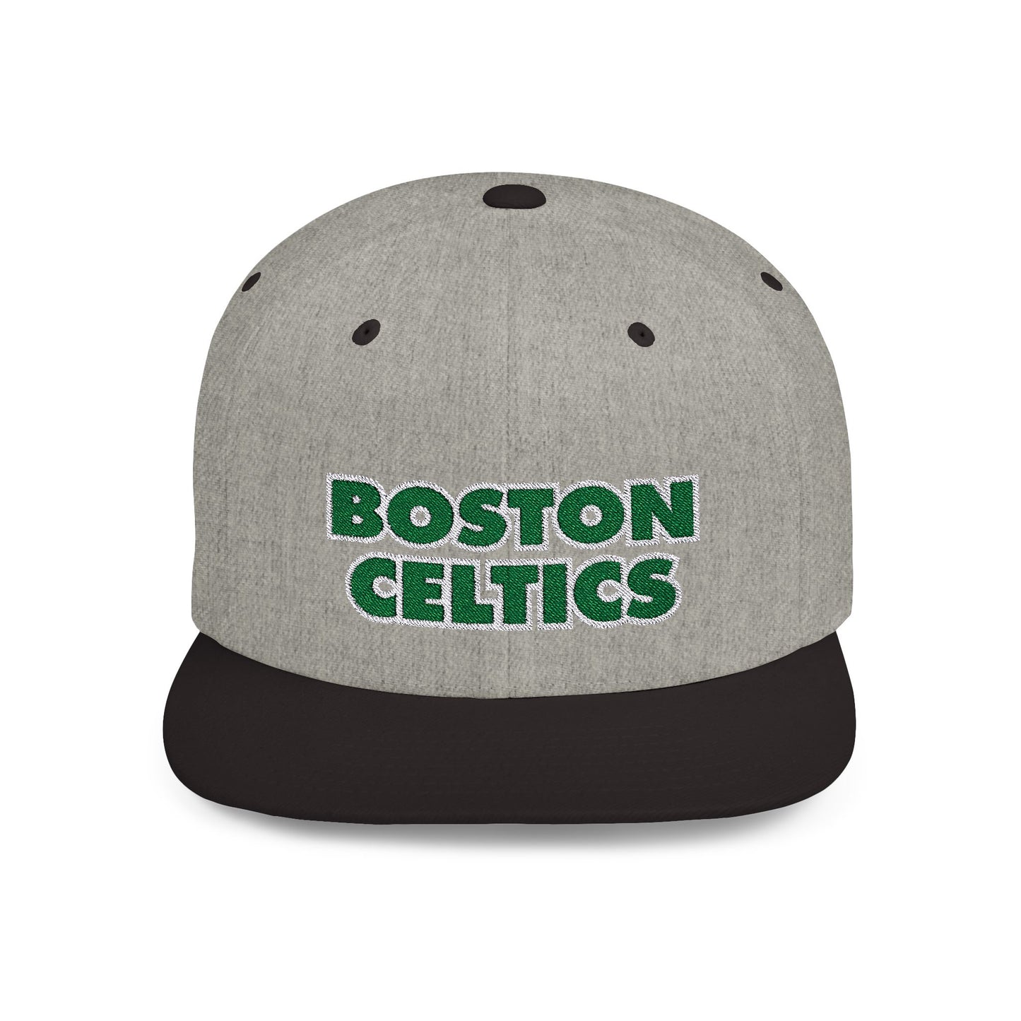 Boston Celtics Boston Basketball Flat Bill Snapback – Lightweight, Custom Fit, Premium Quality