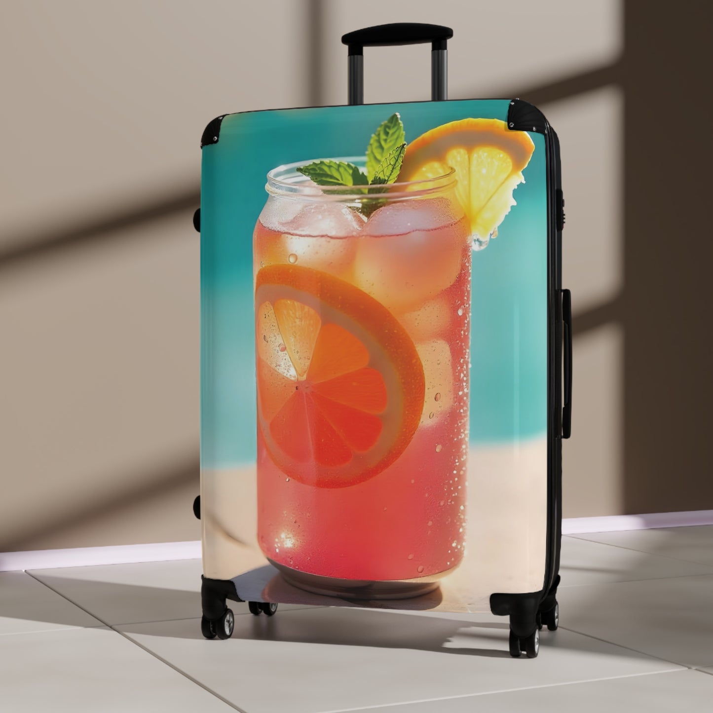 Nature Summer Drink Carry-On Suitcase - Stylish Luggage for Travelers