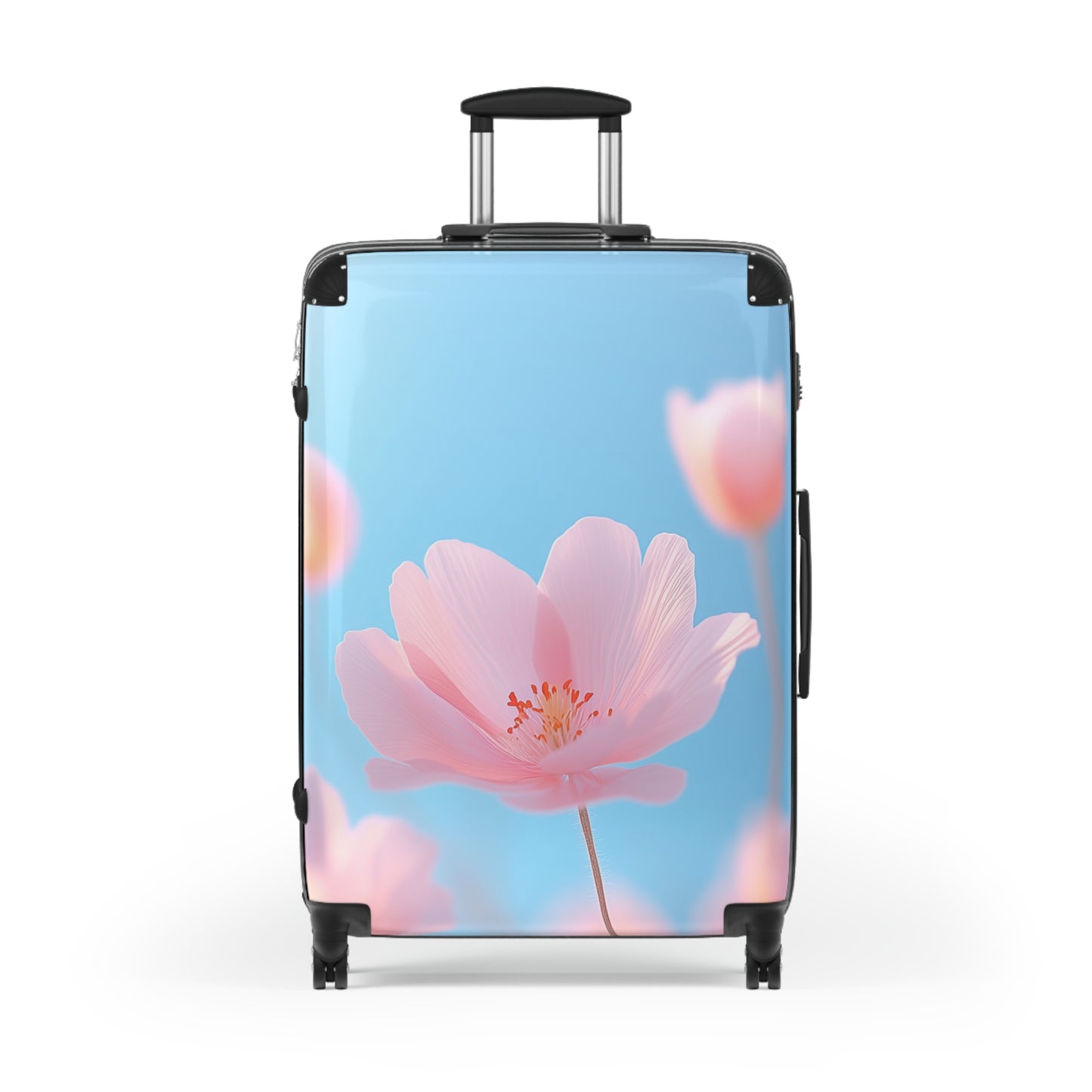 Nature Flowers Floral Spring Pink Art Carry-On Suitcase - Stylish Luggage for Travelers
