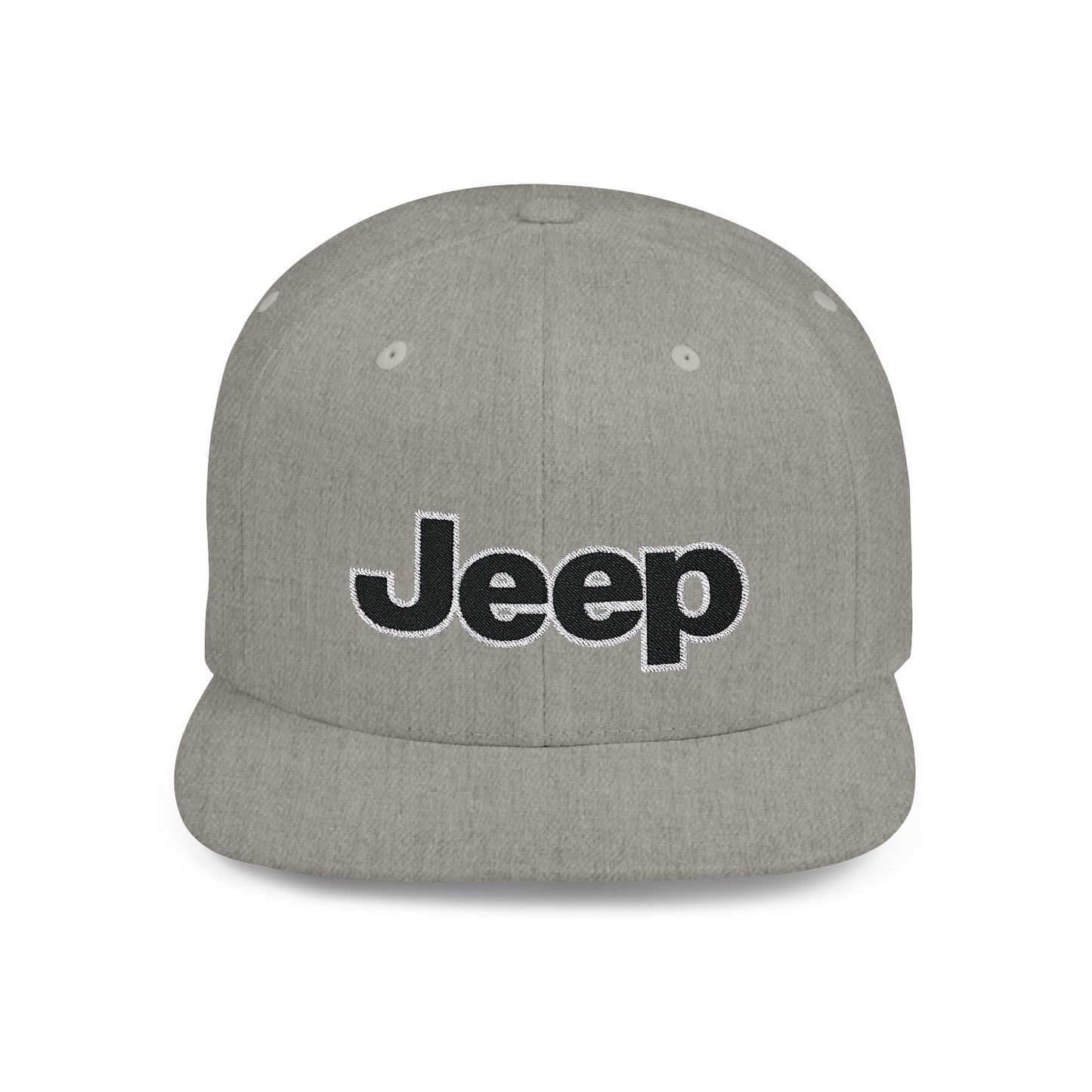 Jeep Flat Bill Snapback – Lightweight, Custom Fit, Premium Quality
