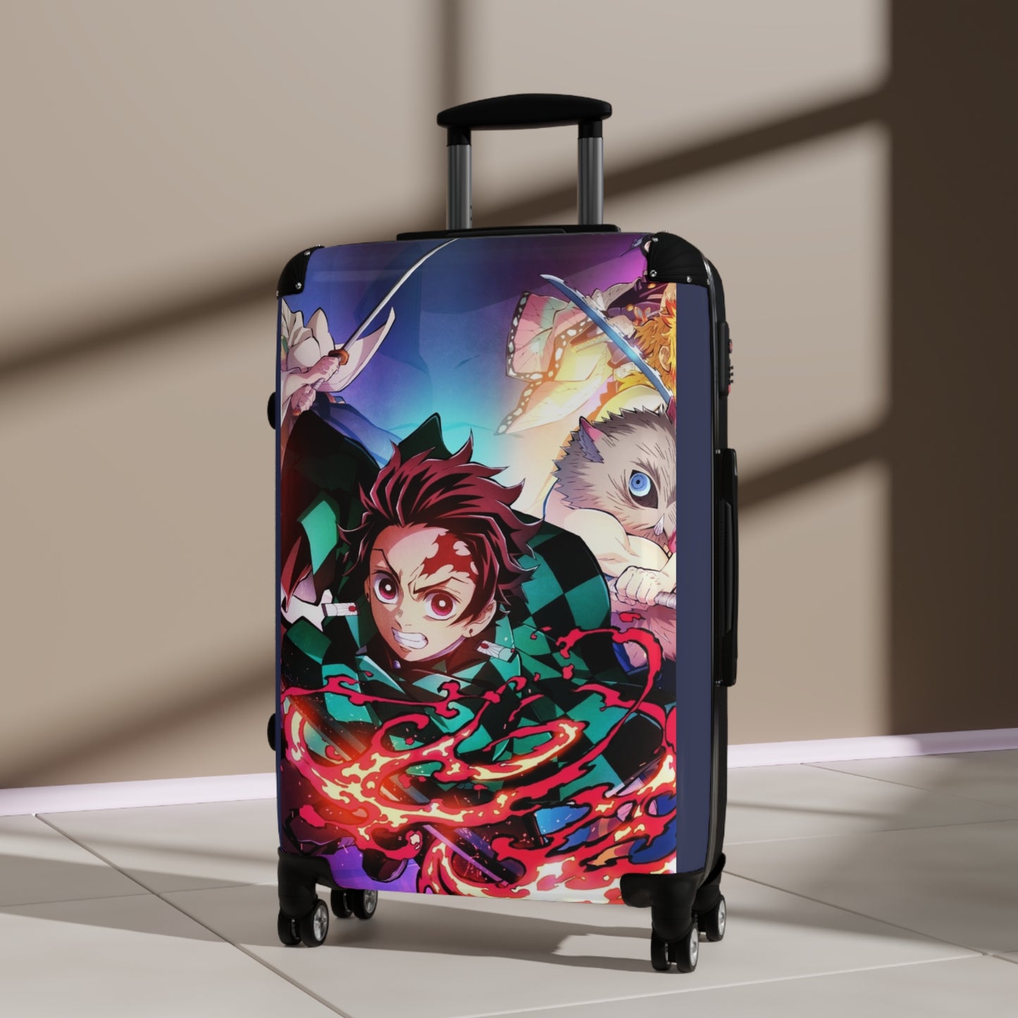 Video Games Demon Slayer Carry-On Suitcase - Stylish Luggage for Travelers