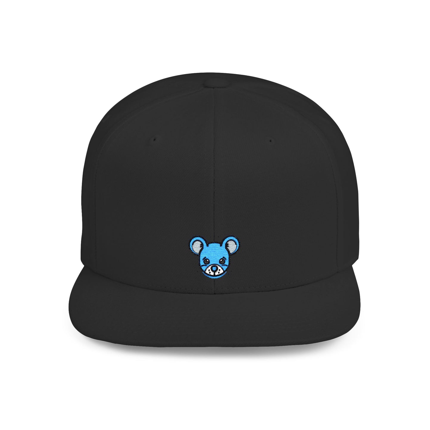 Icons Embroidered Mouse Flat Bill Snapback – Lightweight, Custom Fit, Premium Quality