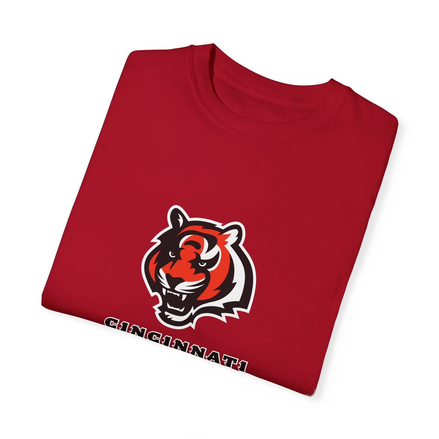 Cincinnati Bengals Gear Garment-Dyed T-Shirt – Premium Cotton Tee for Customization
