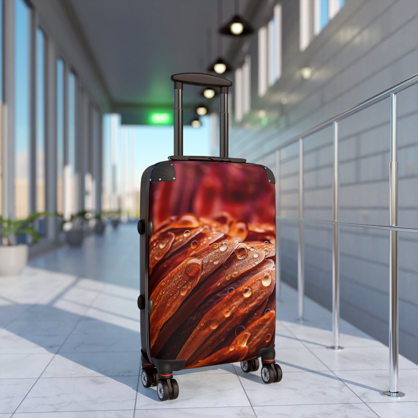 Nature Flowers Floral Protea Art Carry-On Suitcase - Stylish Luggage for Travelers