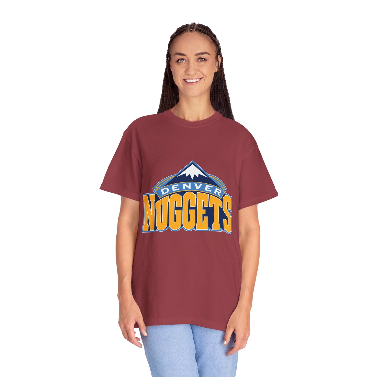 Denver Nuggets Garment-Dyed T-Shirt – Premium Cotton Tee for Customization