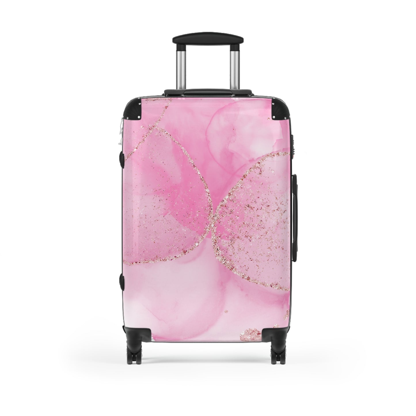 Nature Flowers Floral Rose Gold Art Carry-On Suitcase - Stylish Luggage for Travelers