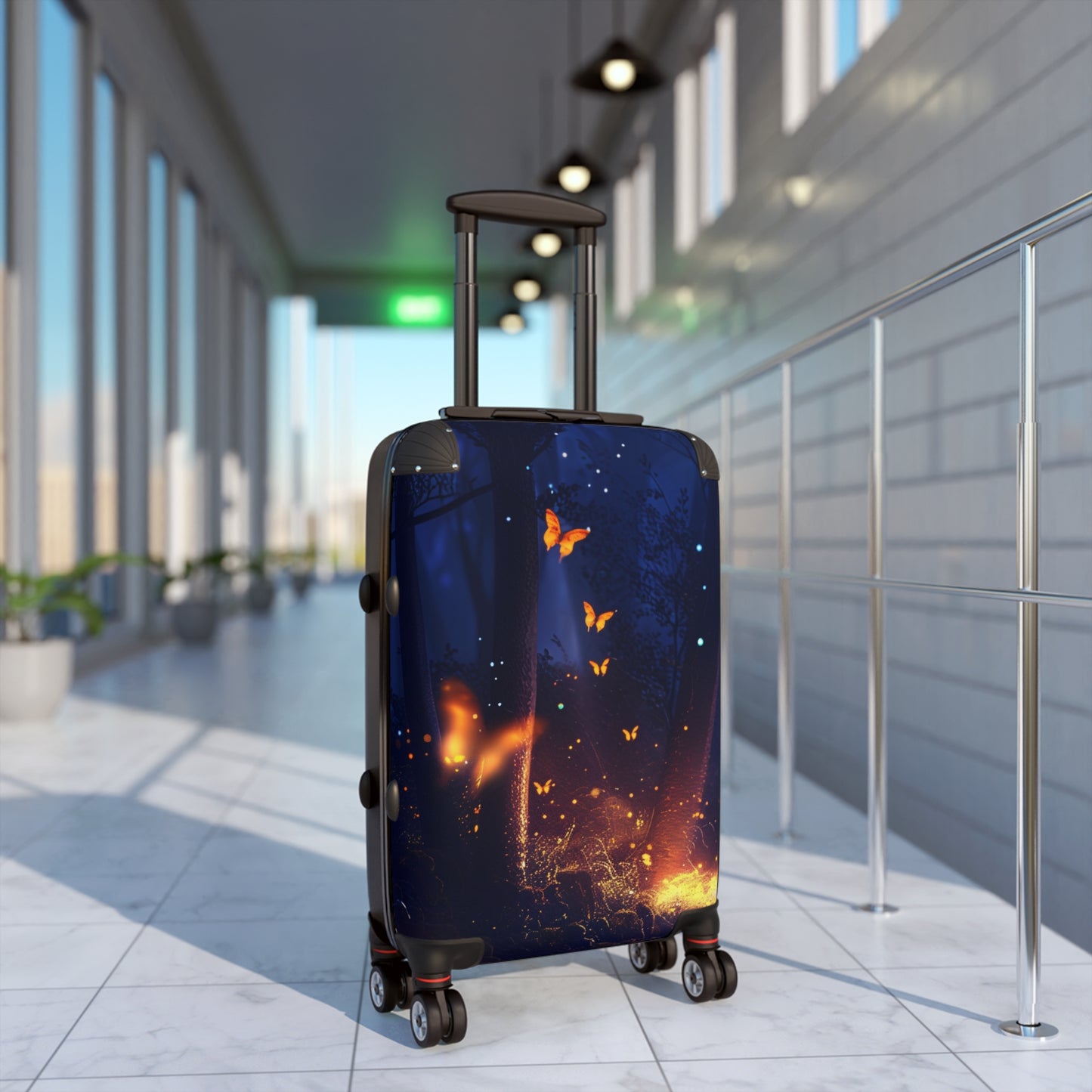 Nature Butterflies Farries Art Carry-On Suitcase - Stylish Luggage for Travelers