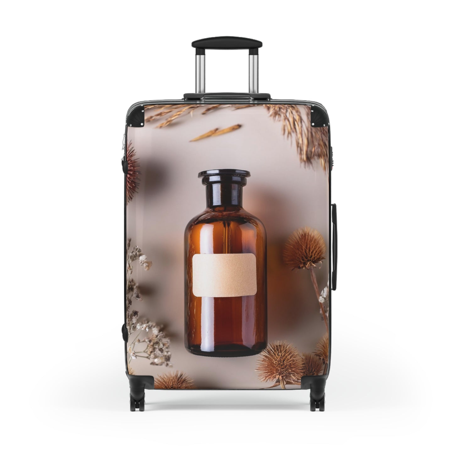 Nature Flowers Floral Dried Flower Art Carry-On Suitcase - Stylish Luggage for Travelers
