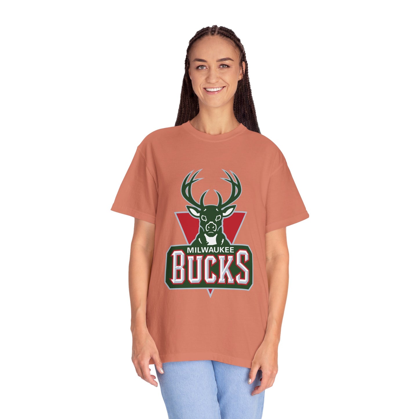Milwaukee Bucks Strong Garment-Dyed T-Shirt – Premium Cotton Tee for Customization