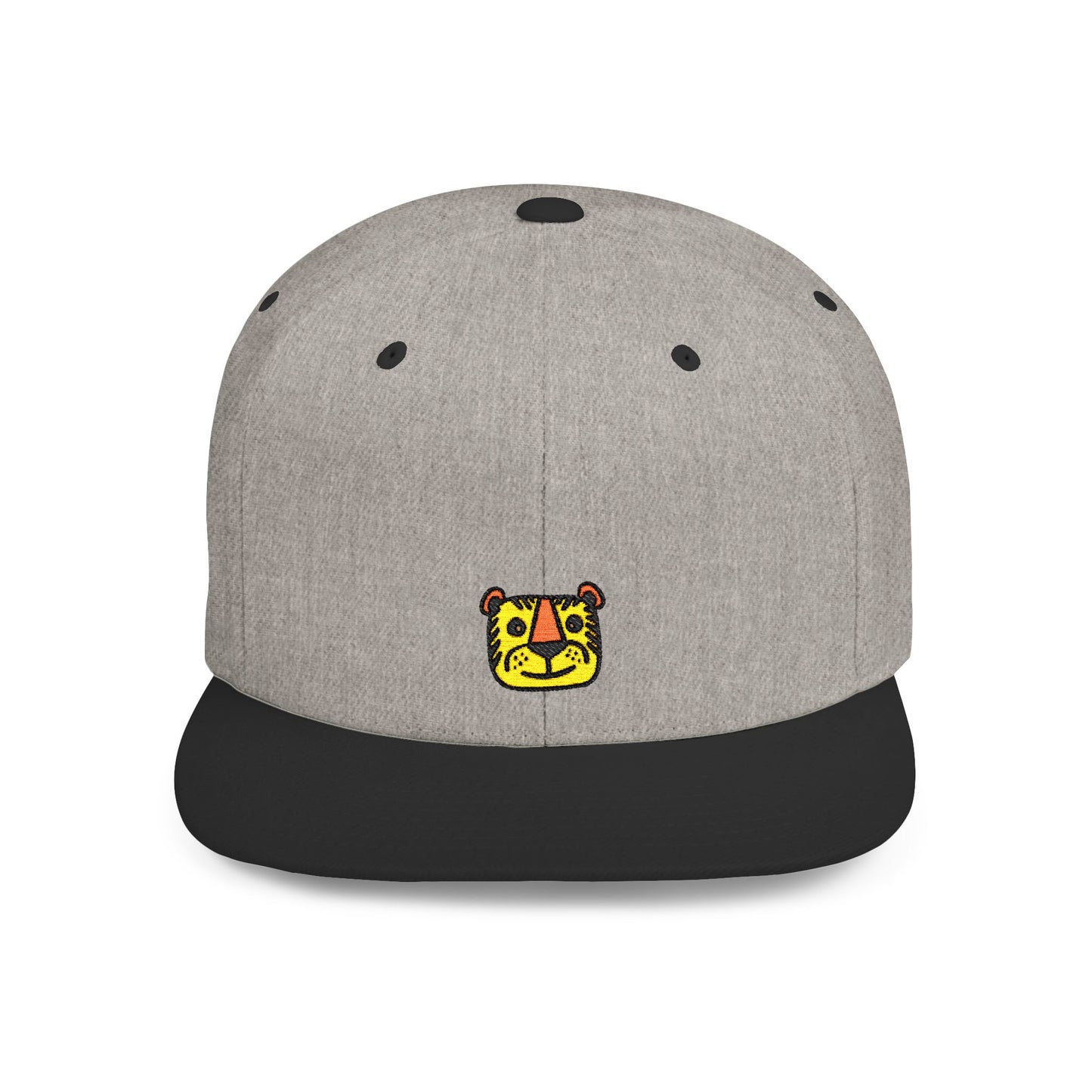 Icons Embroidered Tiger Flat Bill Snapback – Lightweight, Custom Fit, Premium Quality