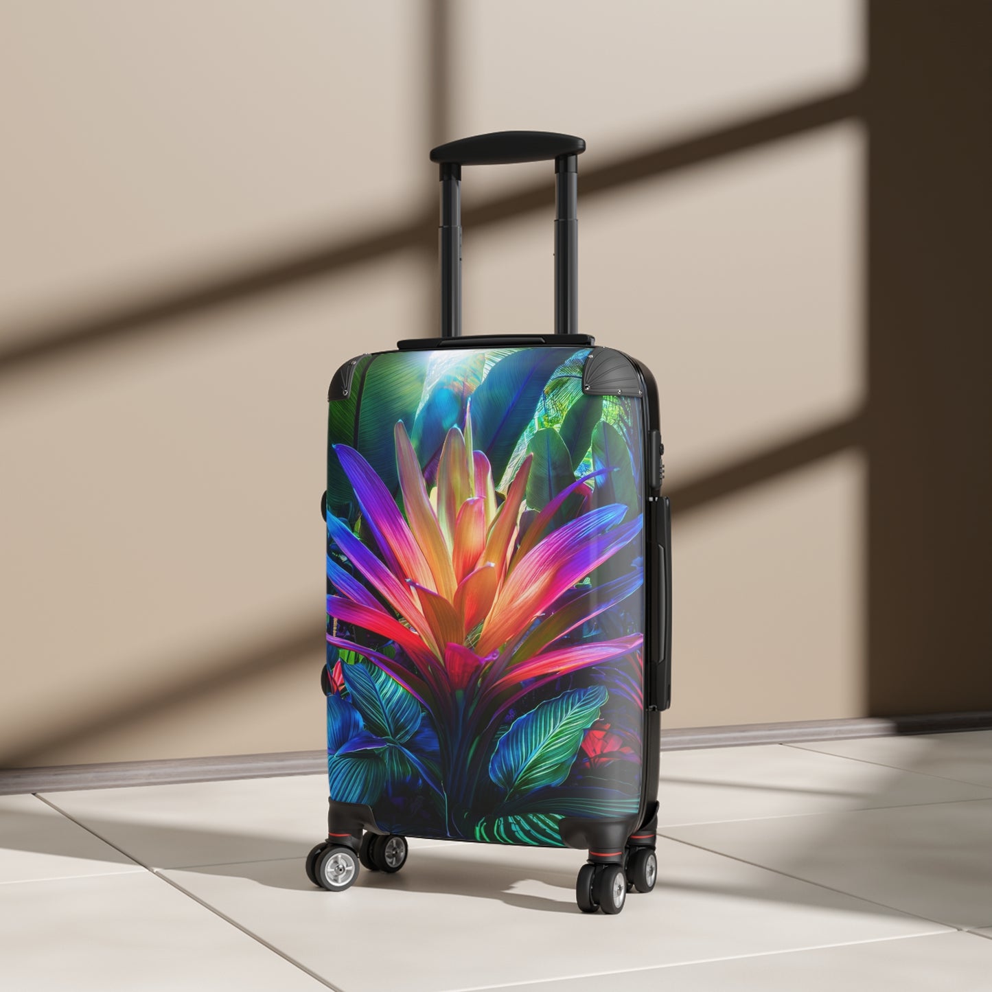 Nature Flowers Floral Tropical Flower Art Carry-On Suitcase - Stylish Luggage for Travelers