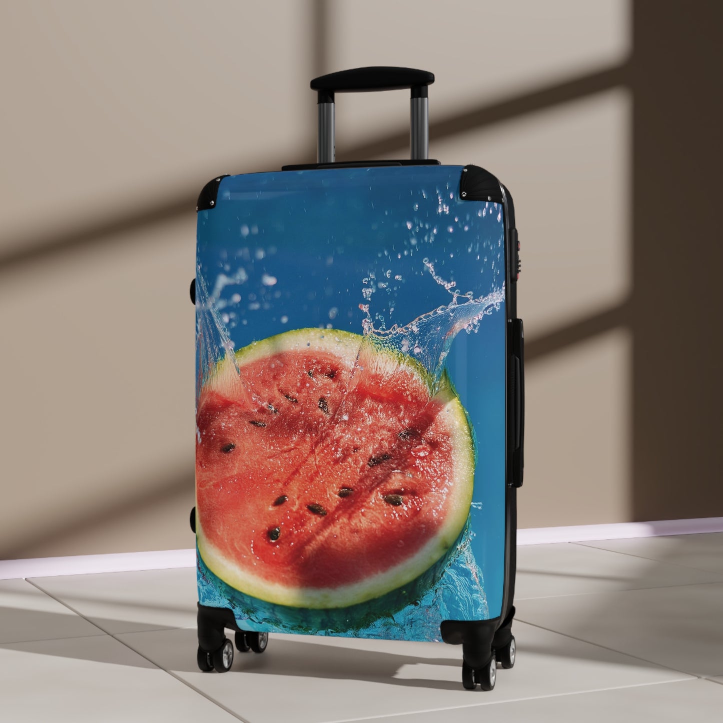 Nature Summer Watermelon Splash Carry-On Suitcase - Stylish Luggage for Travelers