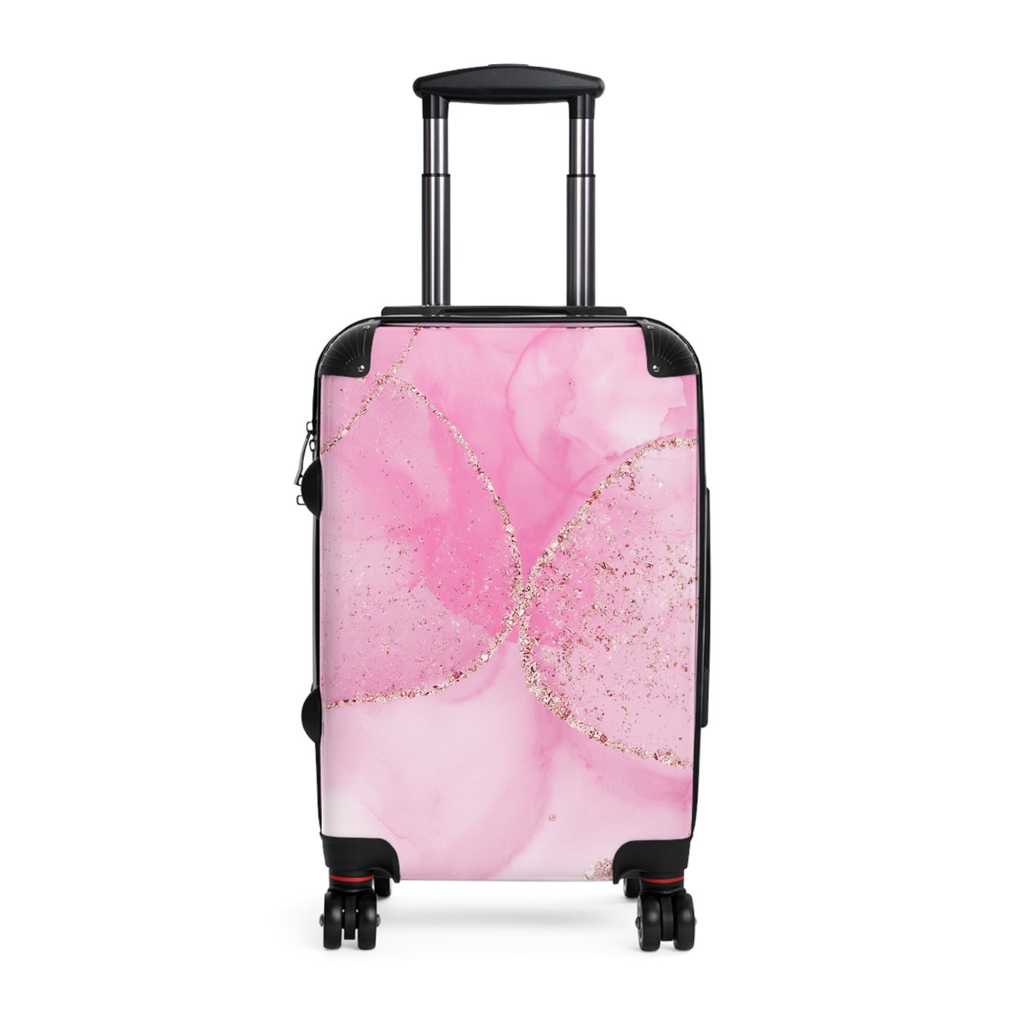 Nature Flowers Floral Rose Gold Art Carry-On Suitcase - Stylish Luggage for Travelers