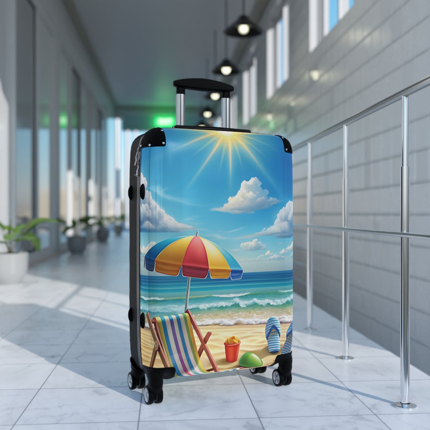 Nature Summer Art Carry-On Suitcase - Stylish Luggage for Travelers