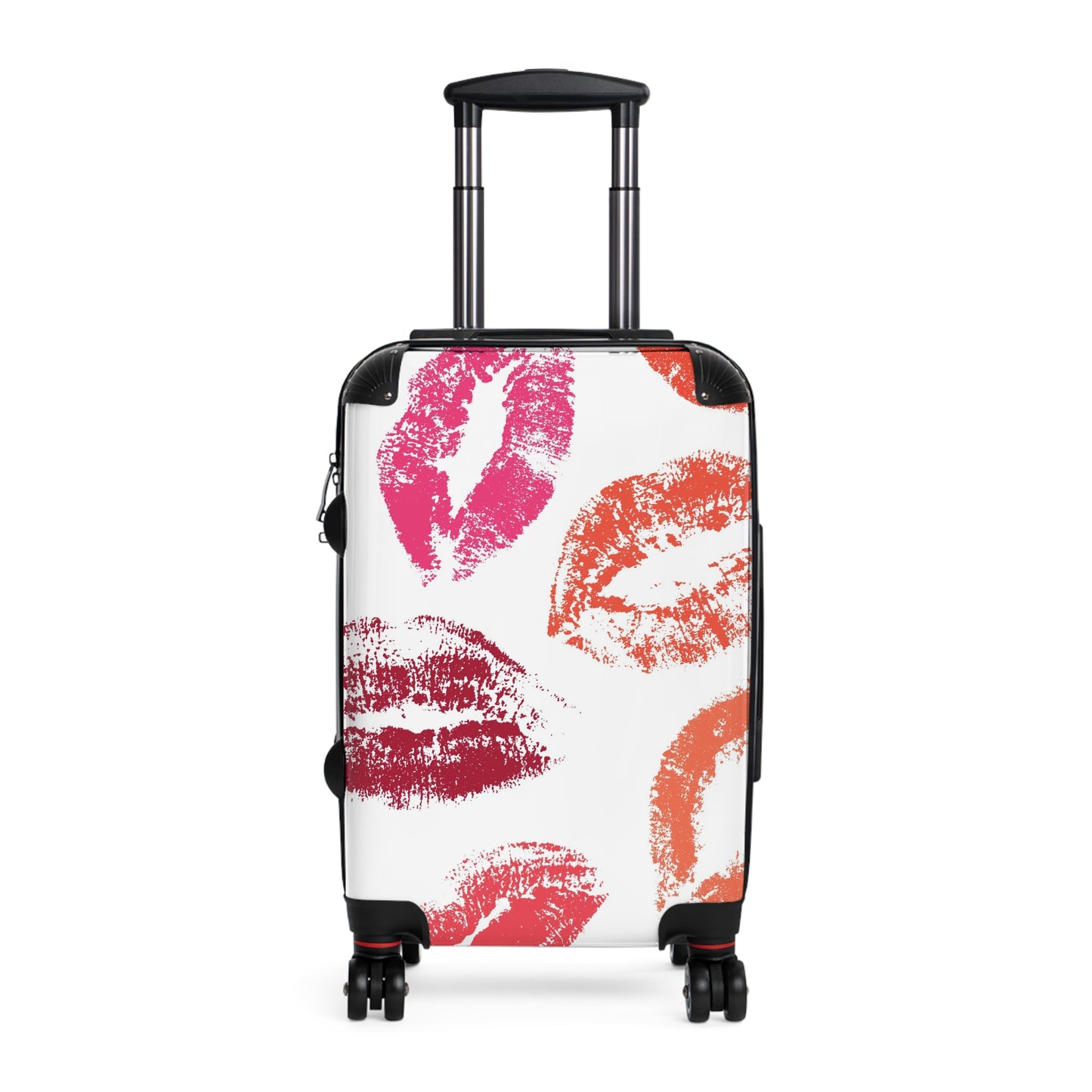 Abstract Kiss Pattern Art Carry-On Suitcase - Stylish Luggage for Travelers