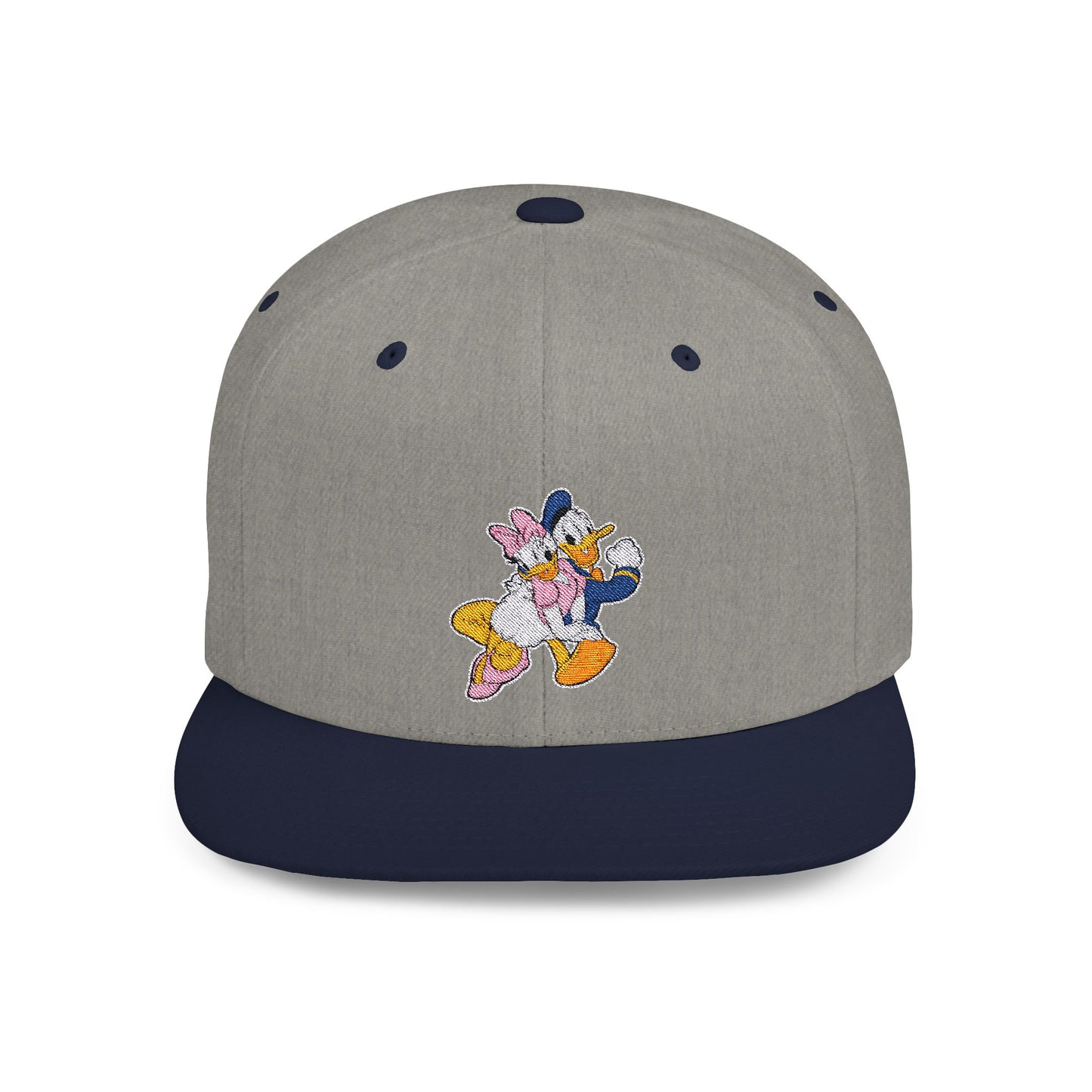 Daisy and Donald Flat Bill Snapback – Lightweight, Custom Fit, Premium Quality