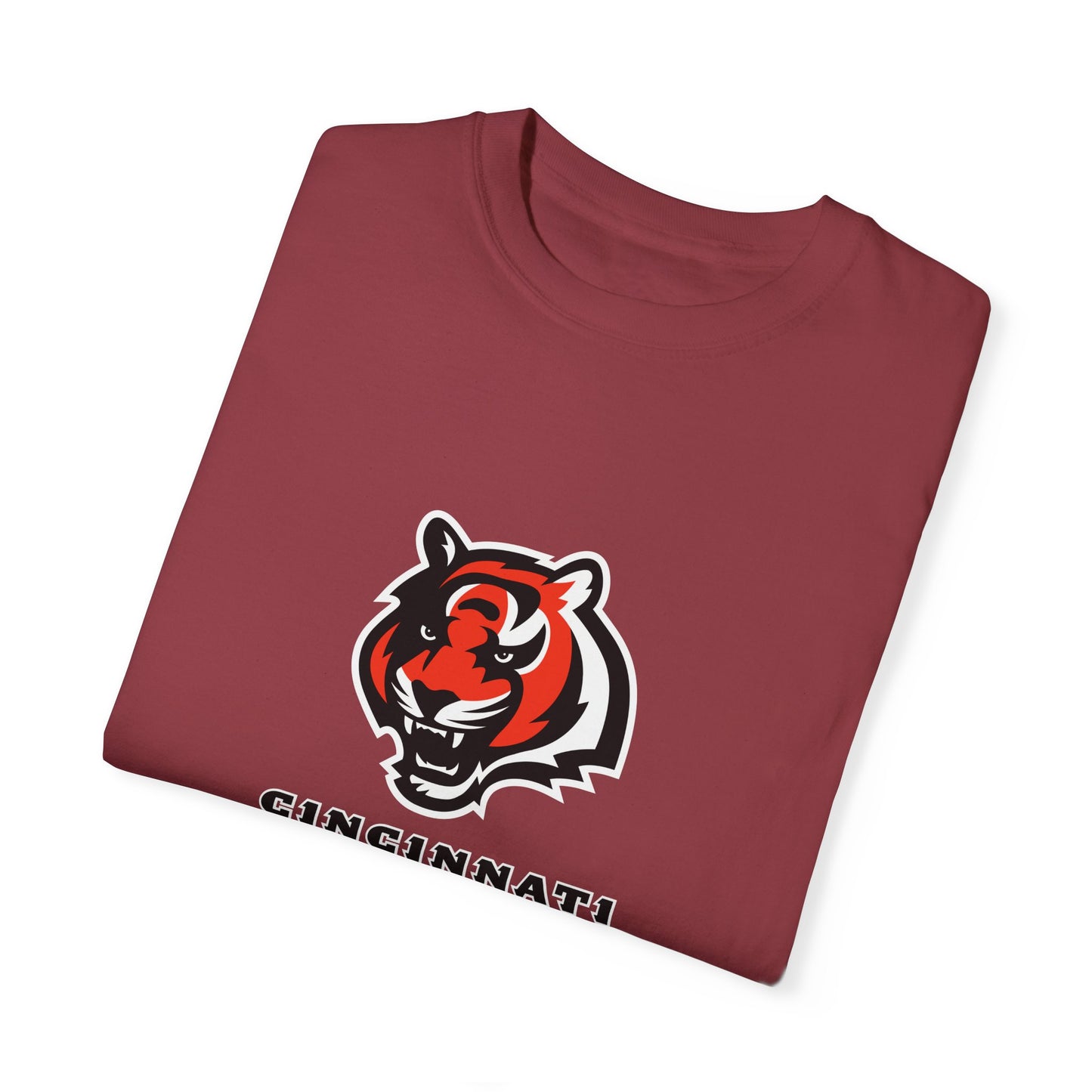 Cincinnati Bengals Gear Garment-Dyed T-Shirt – Premium Cotton Tee for Customization