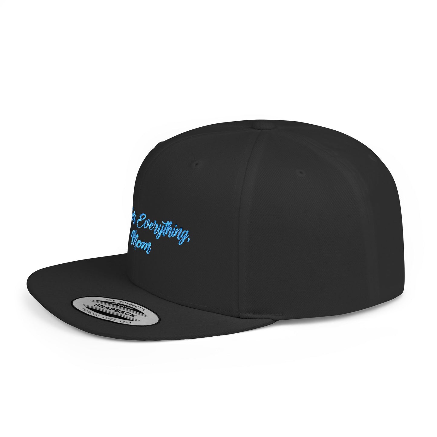 Text Mom Thanks For Everything Flat Bill Snapback – Lightweight, Custom Fit, Premium Quality