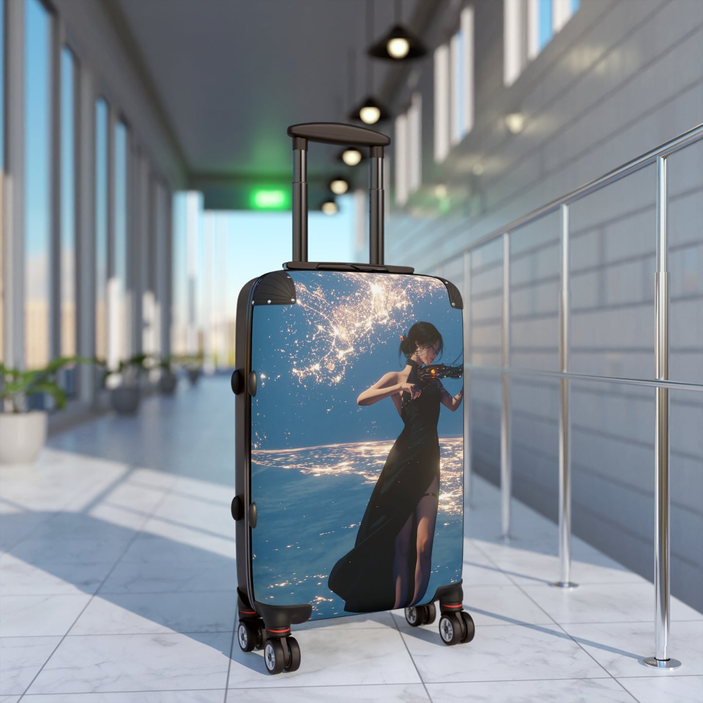 Art Wlop Digital Art Carry-On Suitcase - Stylish Luggage for Travelers