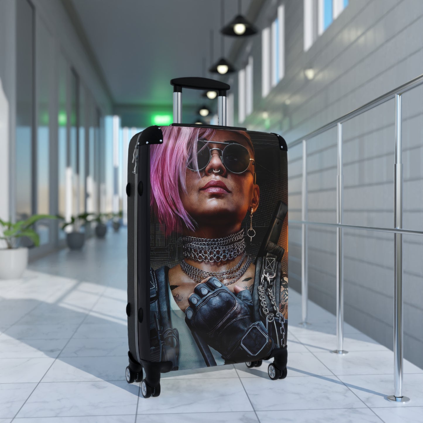 Video Games Black Ops 6 War Zone Carry-On Suitcase - Stylish Luggage for Travelers