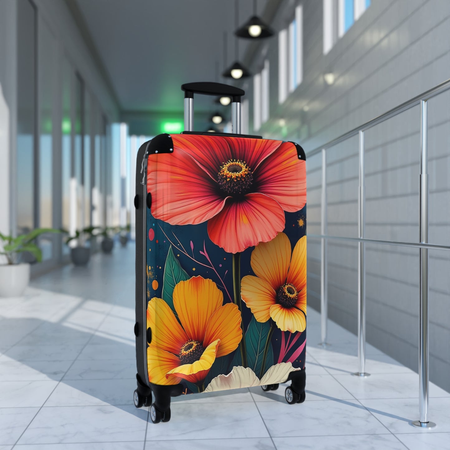 Nature Flowers Floral Season Art Carry-On Suitcase - Stylish Luggage for Travelers