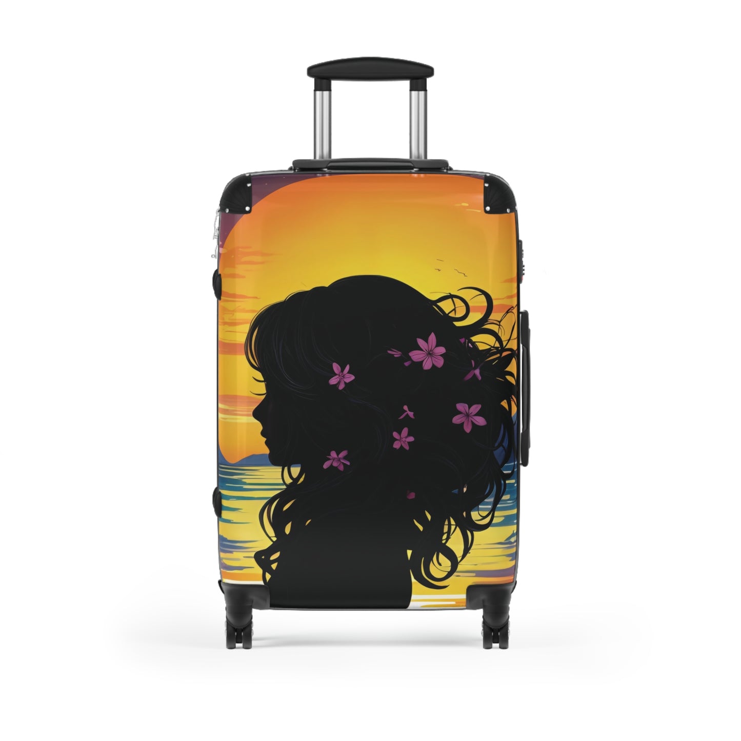 Art Woman Silhouette Carry-On Suitcase - Stylish Luggage for Travelers