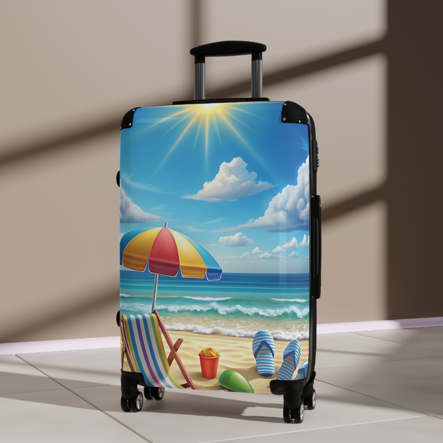 Nature Summer Art Carry-On Suitcase - Stylish Luggage for Travelers