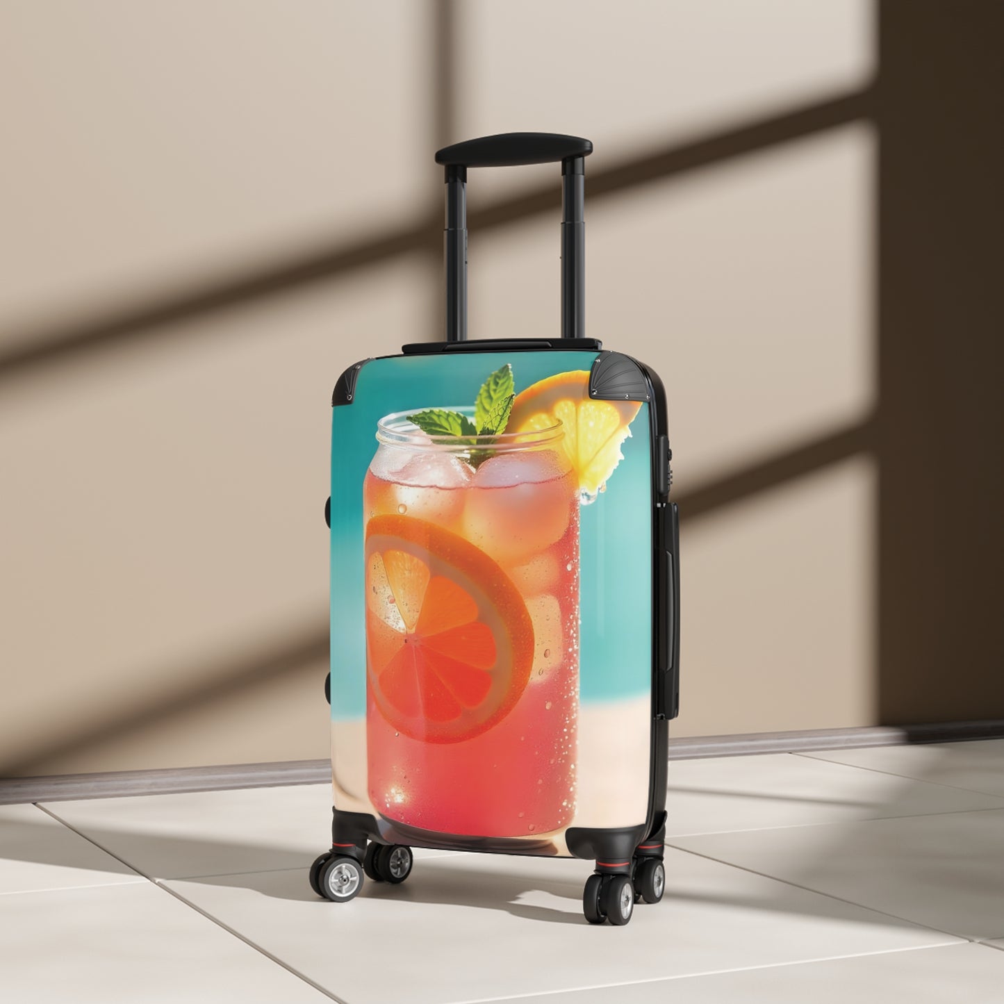 Nature Summer Drink Carry-On Suitcase - Stylish Luggage for Travelers