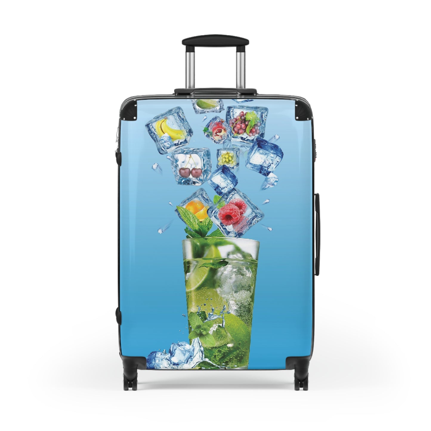 Nature Summer Element Ice Cube Art Carry-On Suitcase - Stylish Luggage for Travelers