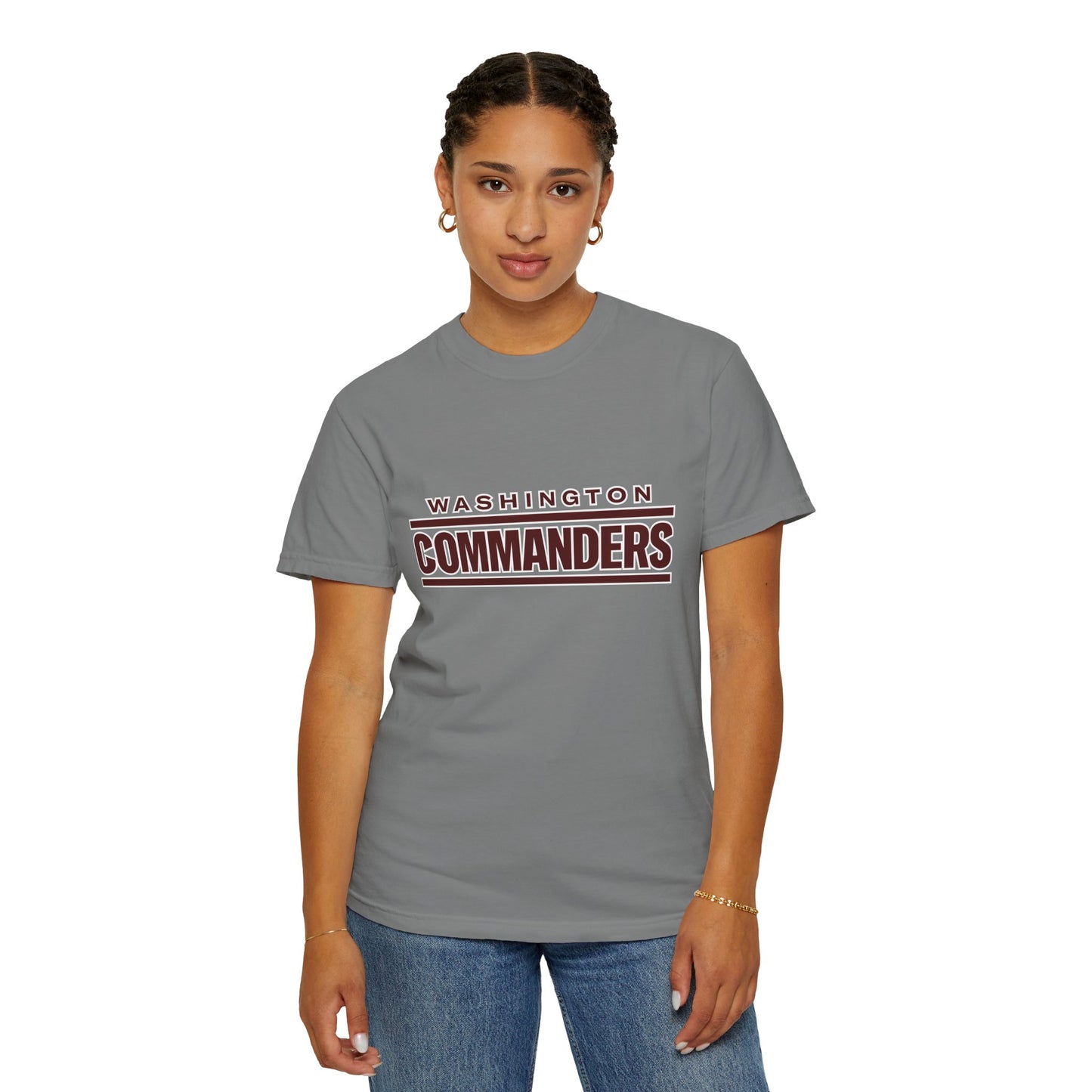Washington Commanders Nation Garment-Dyed T-Shirt – Premium Cotton Tee for Customization