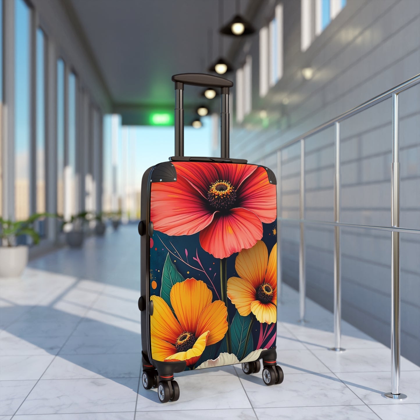 Nature Flowers Floral Season Art Carry-On Suitcase - Stylish Luggage for Travelers