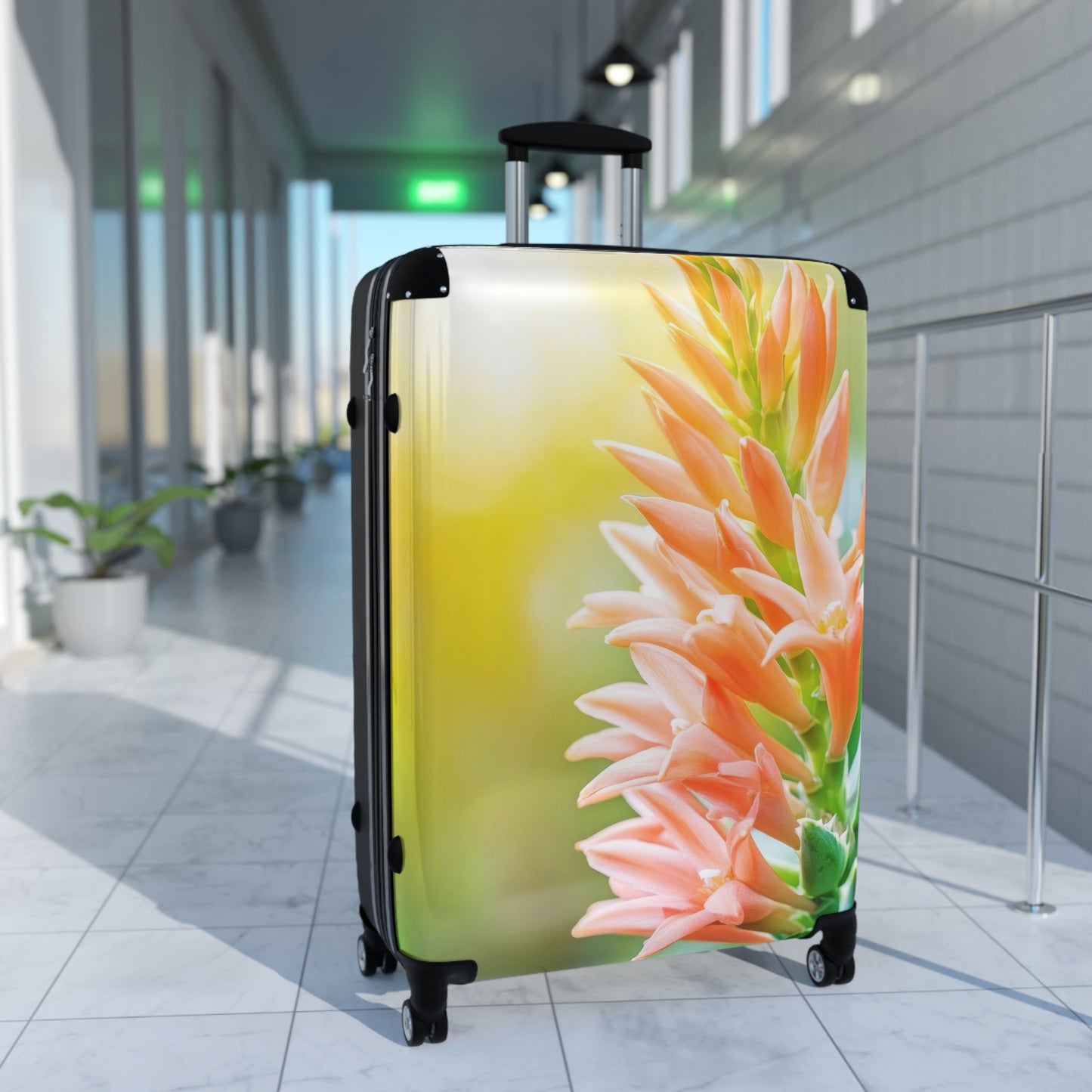 Nature Flowers Beauty and Health Art Carry-On Suitcase - Stylish Luggage for Travelers