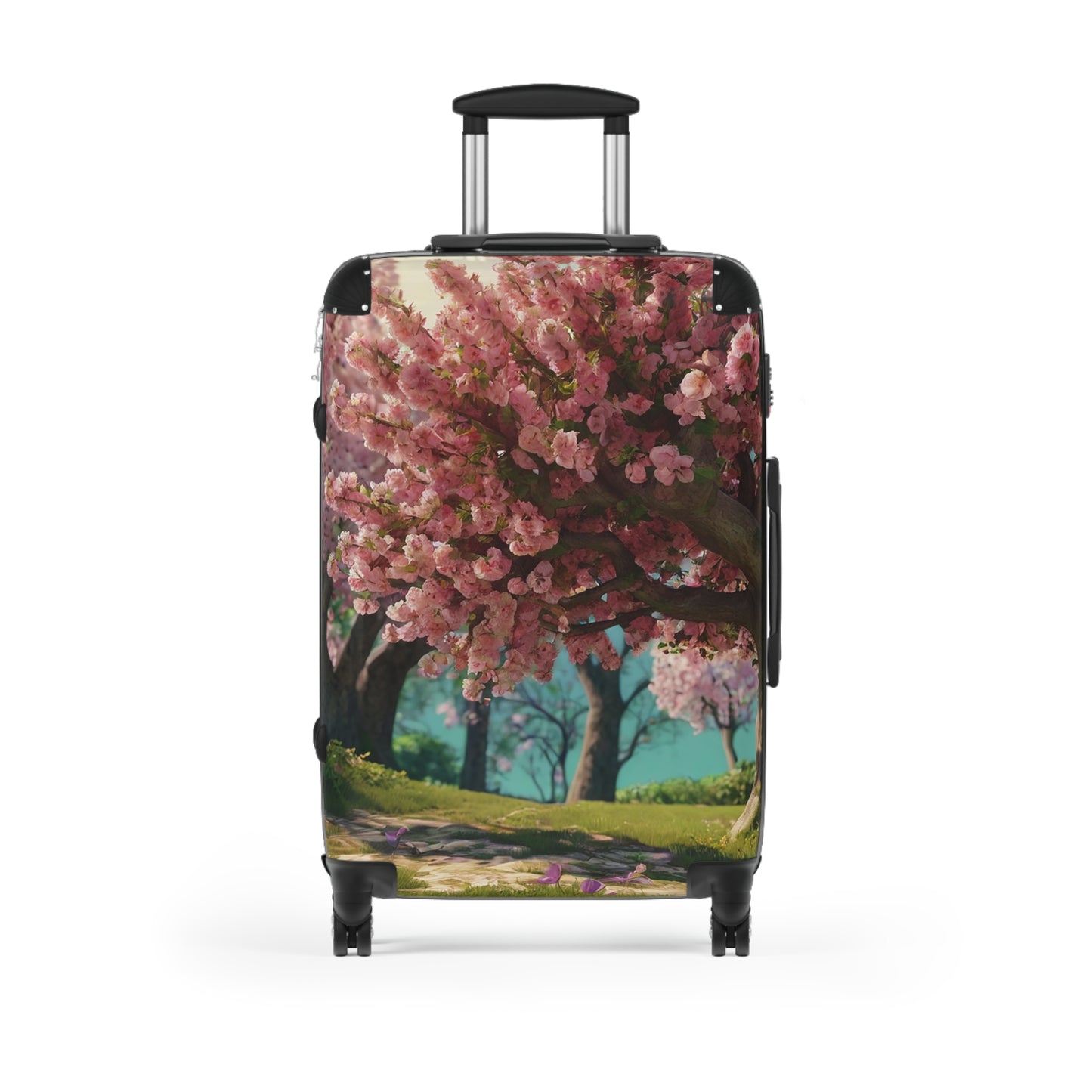 Nature Flowers Floral Background Art Carry-On Suitcase - Stylish Luggage for Travelers
