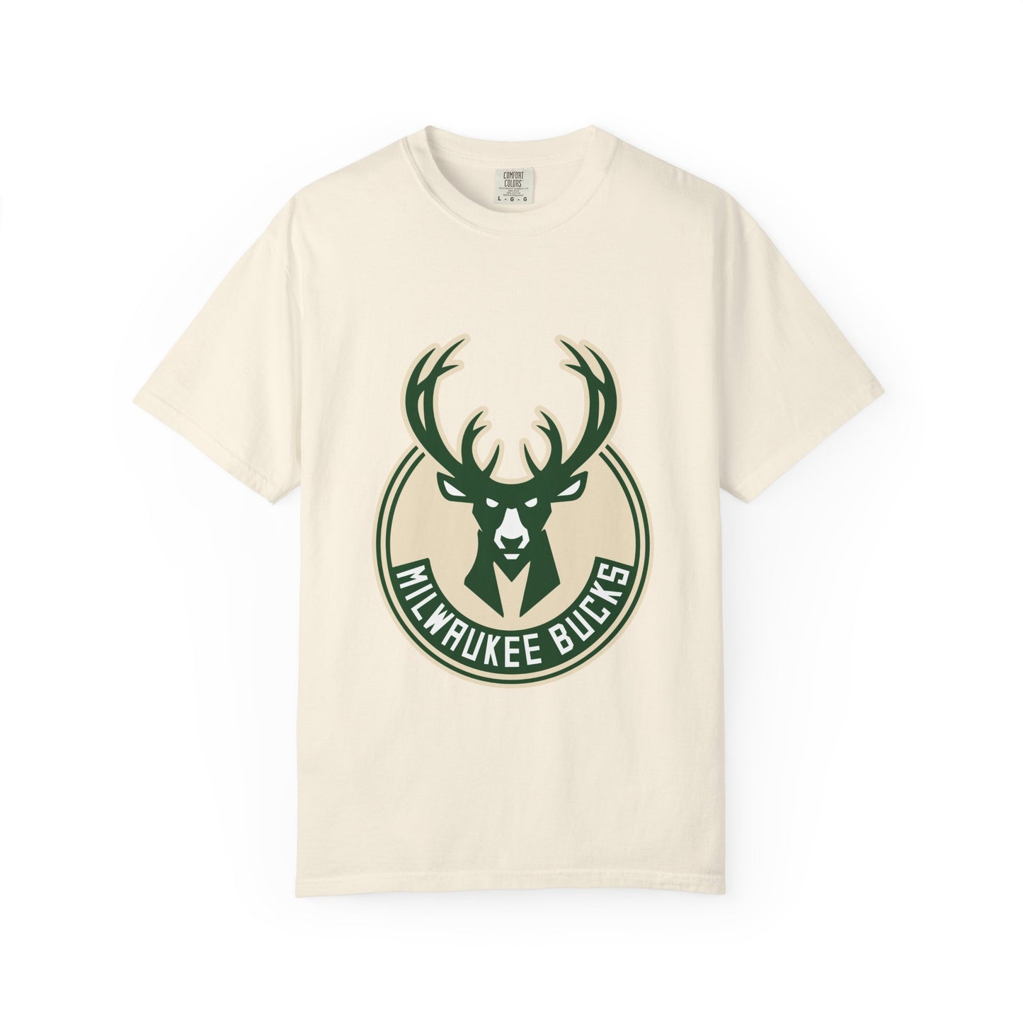 Milwaukee Bucks NBA Garment-Dyed T-Shirt – Premium Cotton Tee for Customization