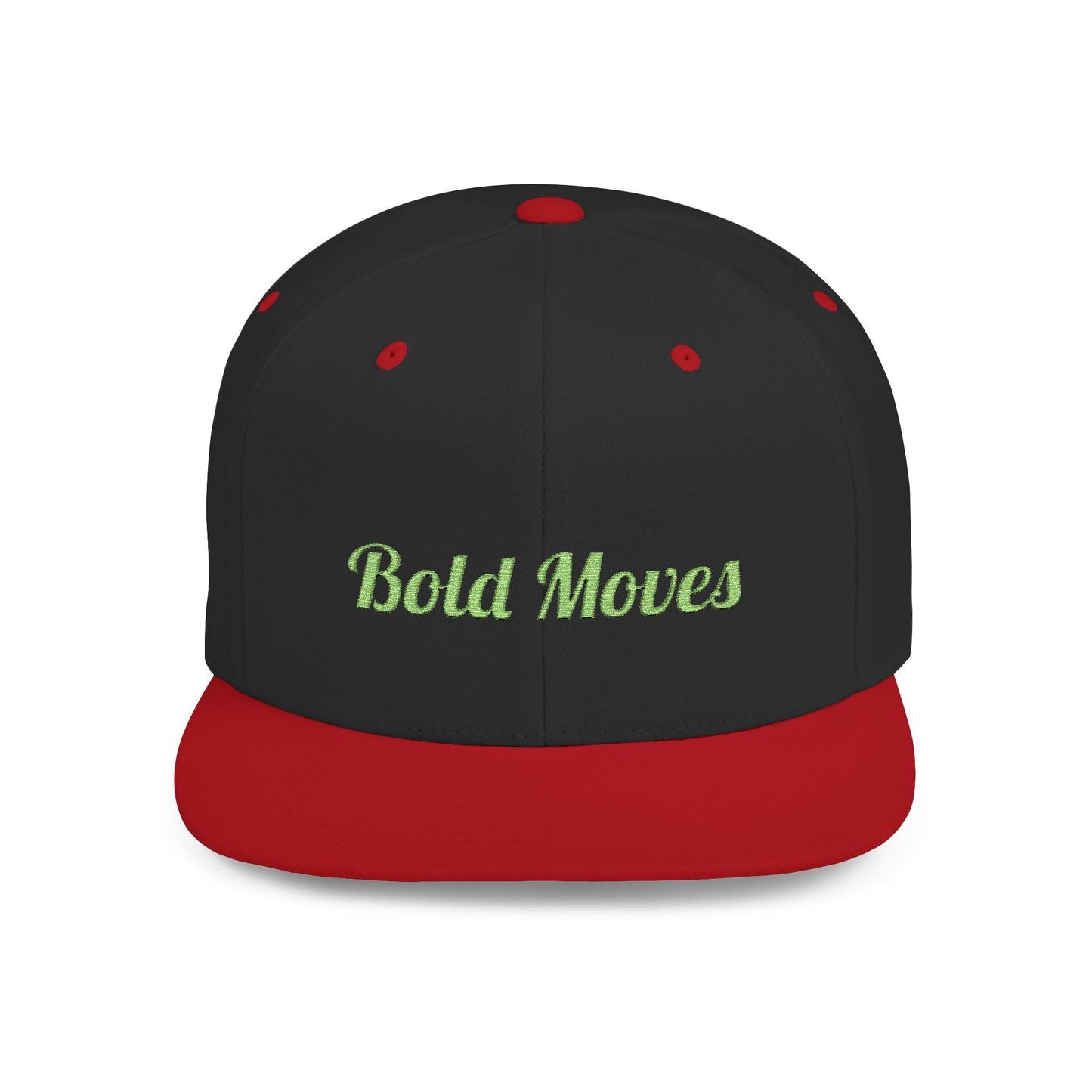 Text Bold Move Flat Bill Snapback – Lightweight, Custom Fit, Premium Quality