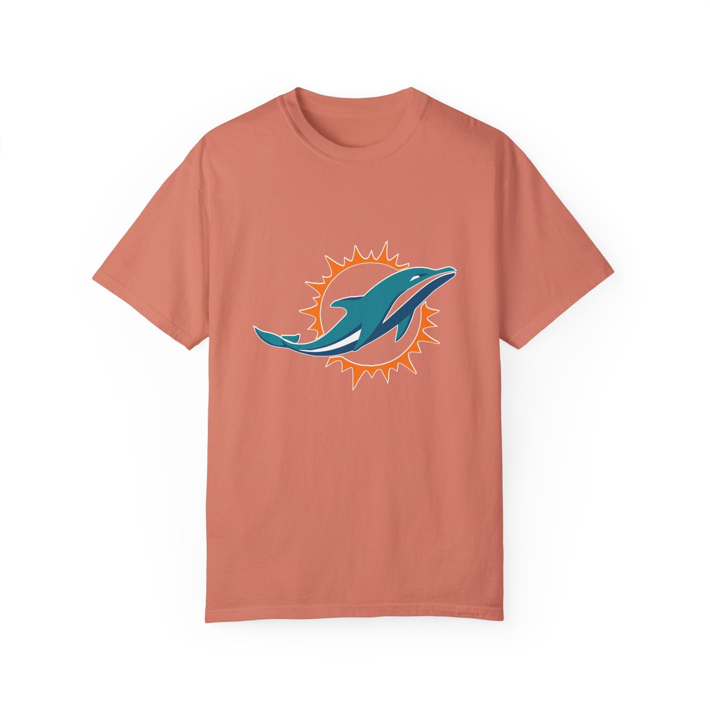 Miami Dolphins Football Merchandise Garment-Dyed T-Shirt – Premium Cotton Tee for Customization