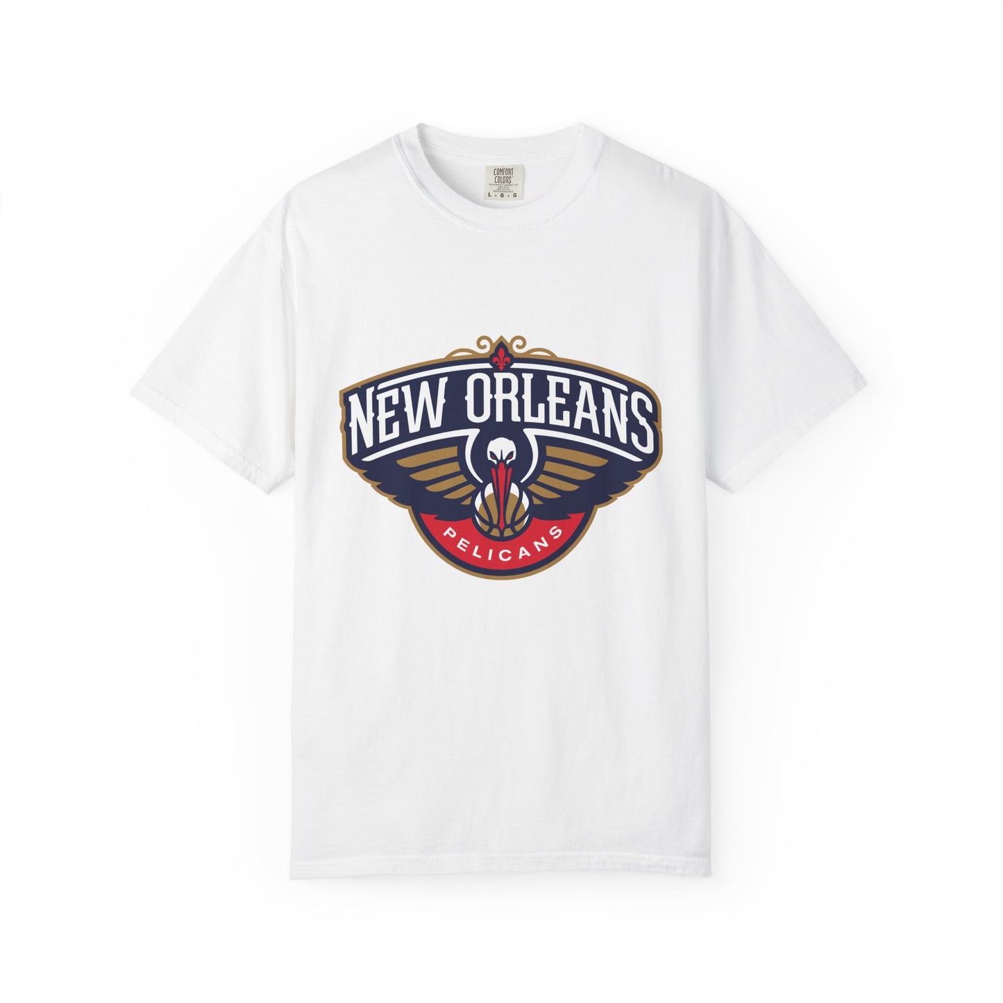 New Orleans Pelicans Garment-Dyed T-Shirt – Premium Cotton Tee for Customization