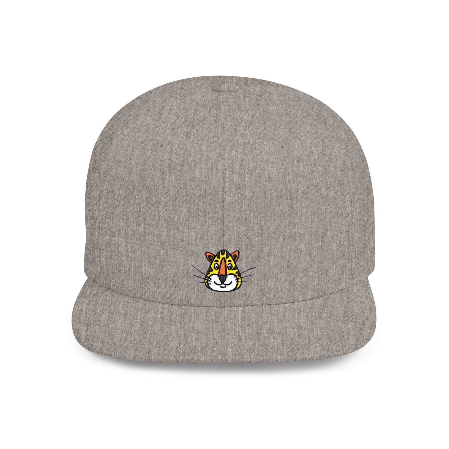 Icons Embroidered Tiger 2 Flat Bill Snapback – Lightweight, Custom Fit, Premium Quality
