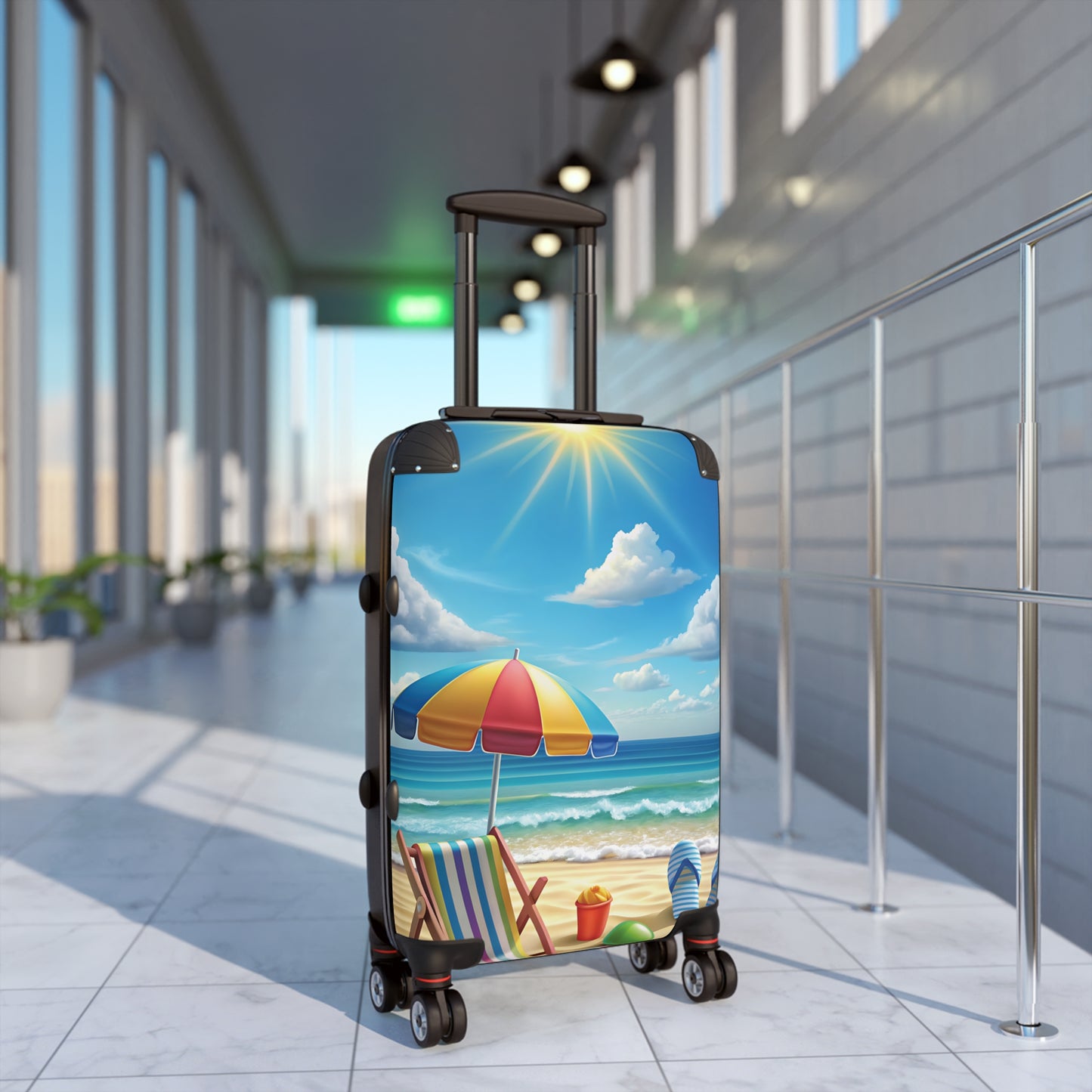 Nature Summer Art Carry-On Suitcase - Stylish Luggage for Travelers