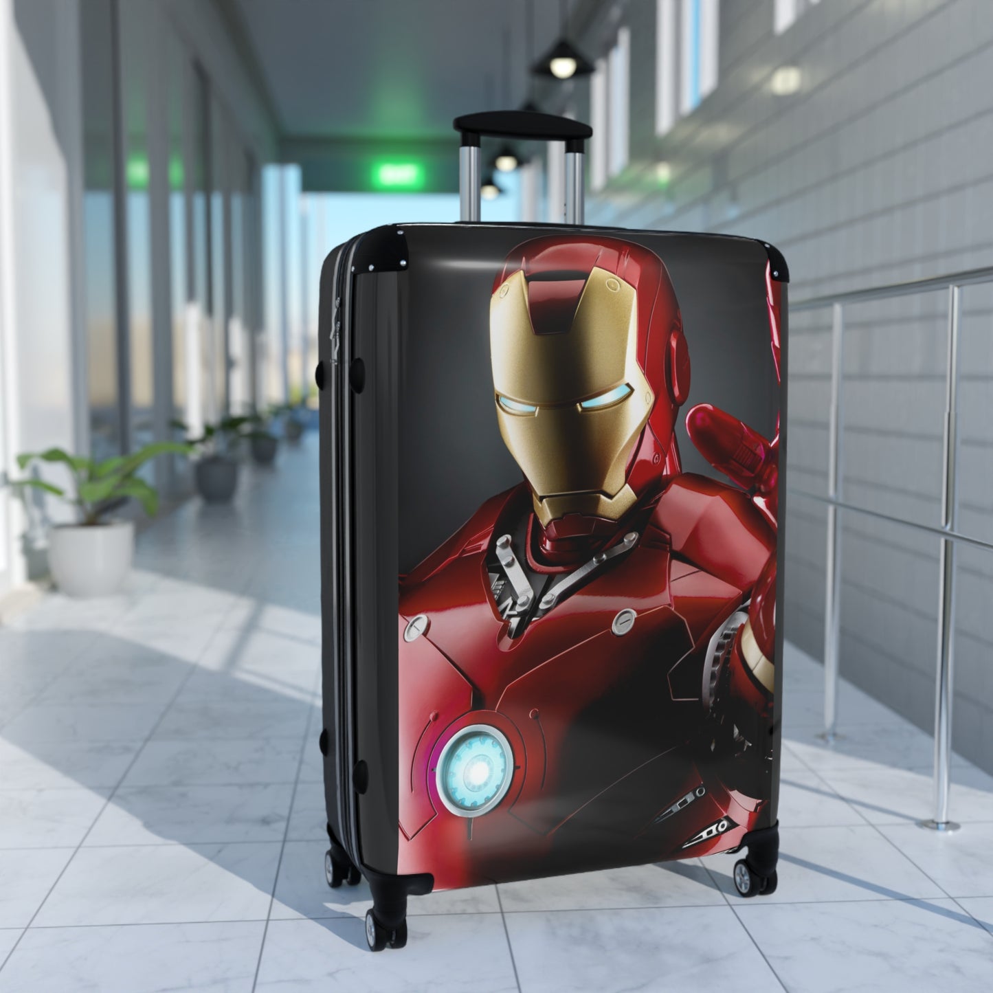 Video Games Iron Man Mark III Carry-On Suitcase - Stylish Luggage for Travelers