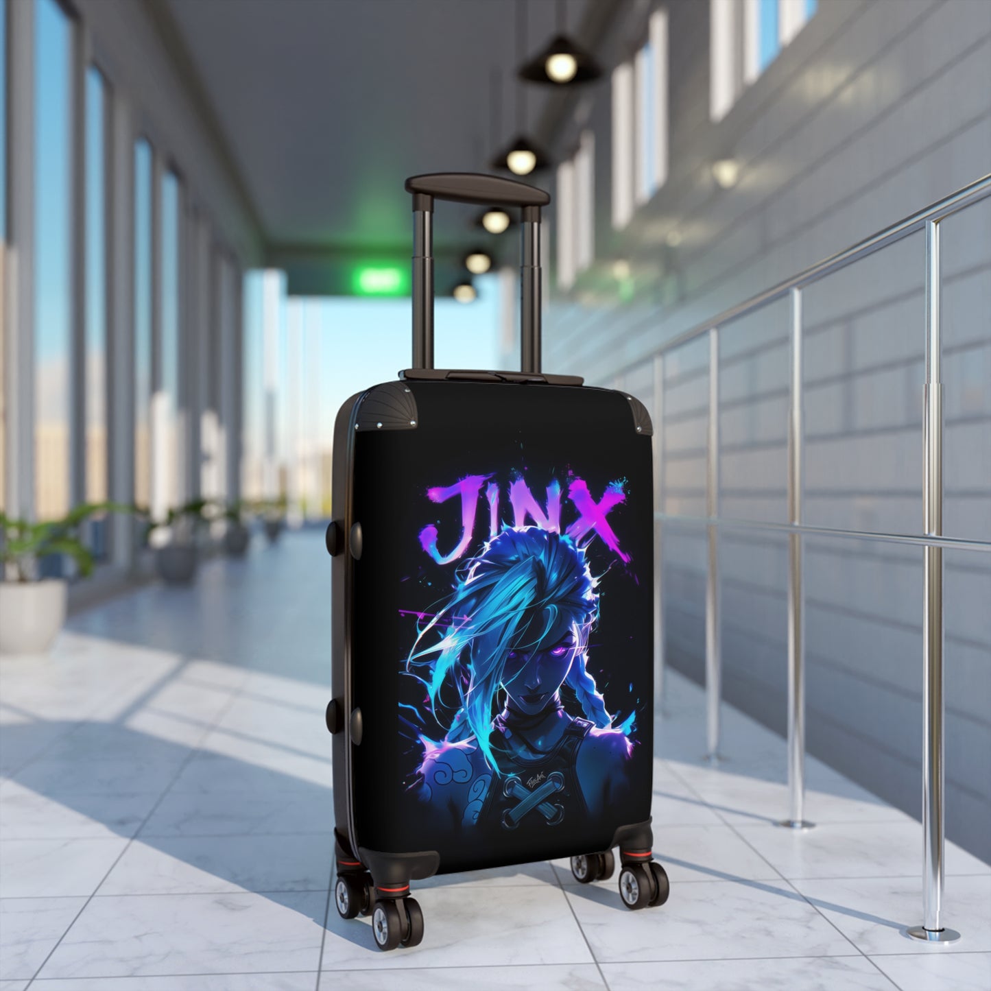 Video Games Jinx League of Legends Carry-On Suitcase - Stylish Luggage for Travelers