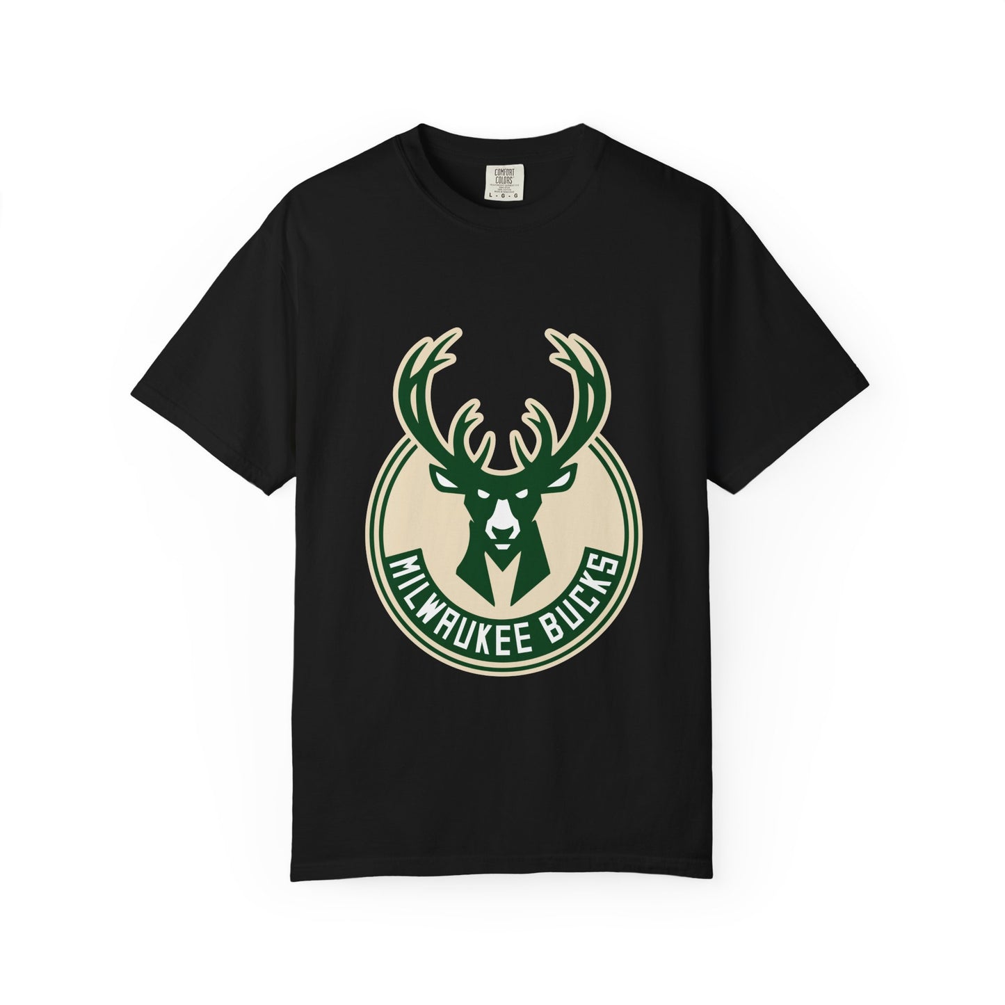 Milwaukee Bucks NBA Garment-Dyed T-Shirt – Premium Cotton Tee for Customization