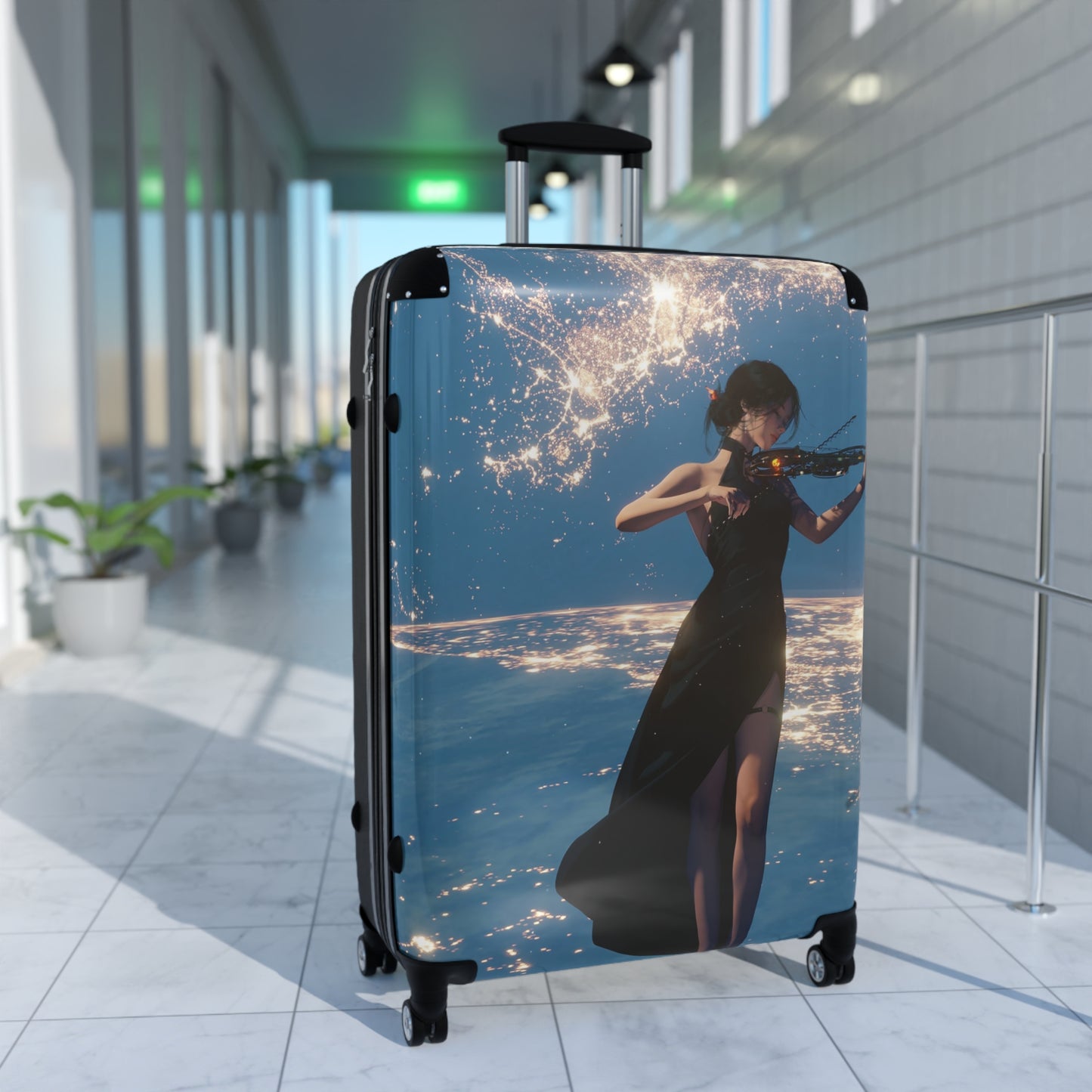 Art Wlop Digital Art Carry-On Suitcase - Stylish Luggage for Travelers