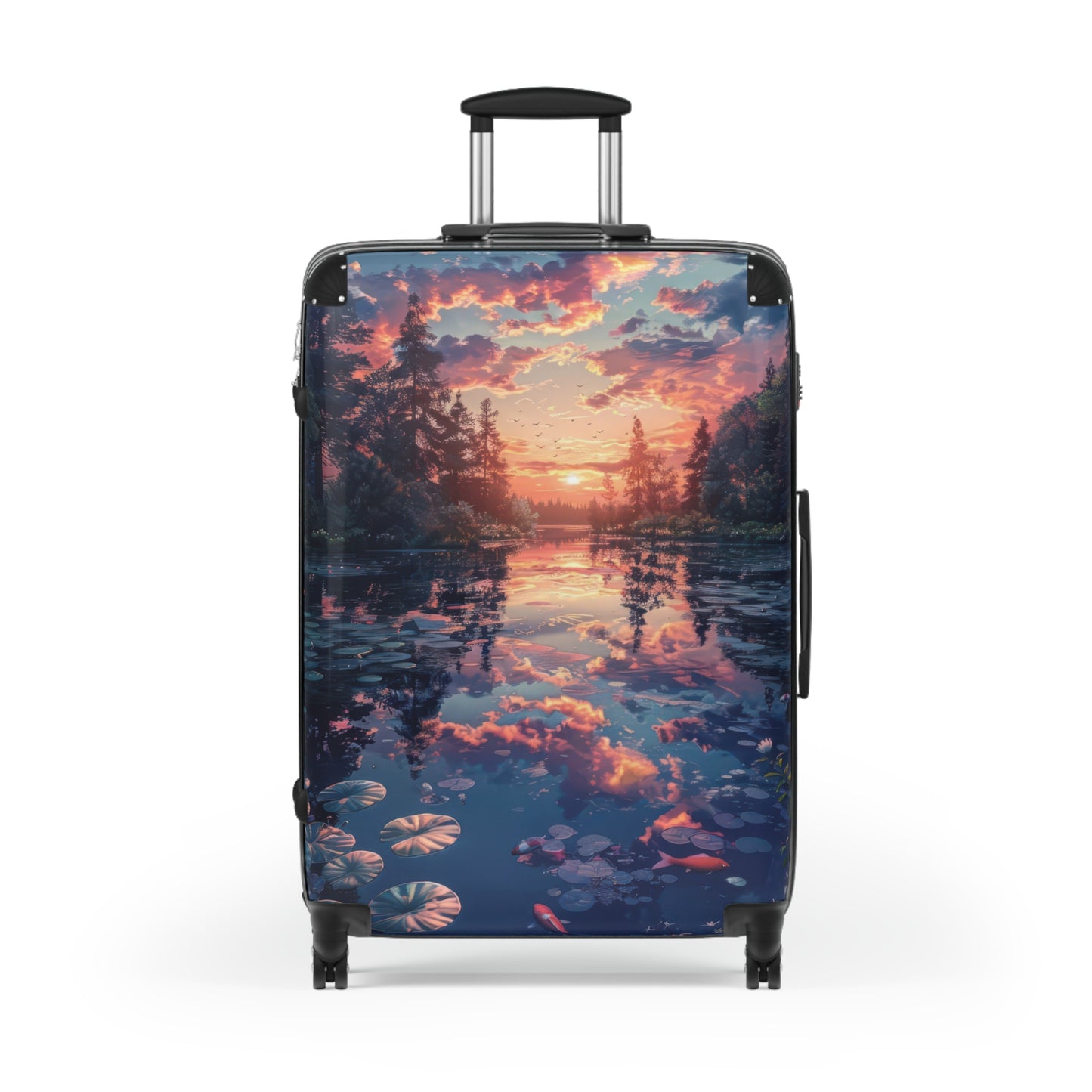 Nature Sunset Tranquil Art Carry-On Suitcase - Stylish Luggage for Travelers