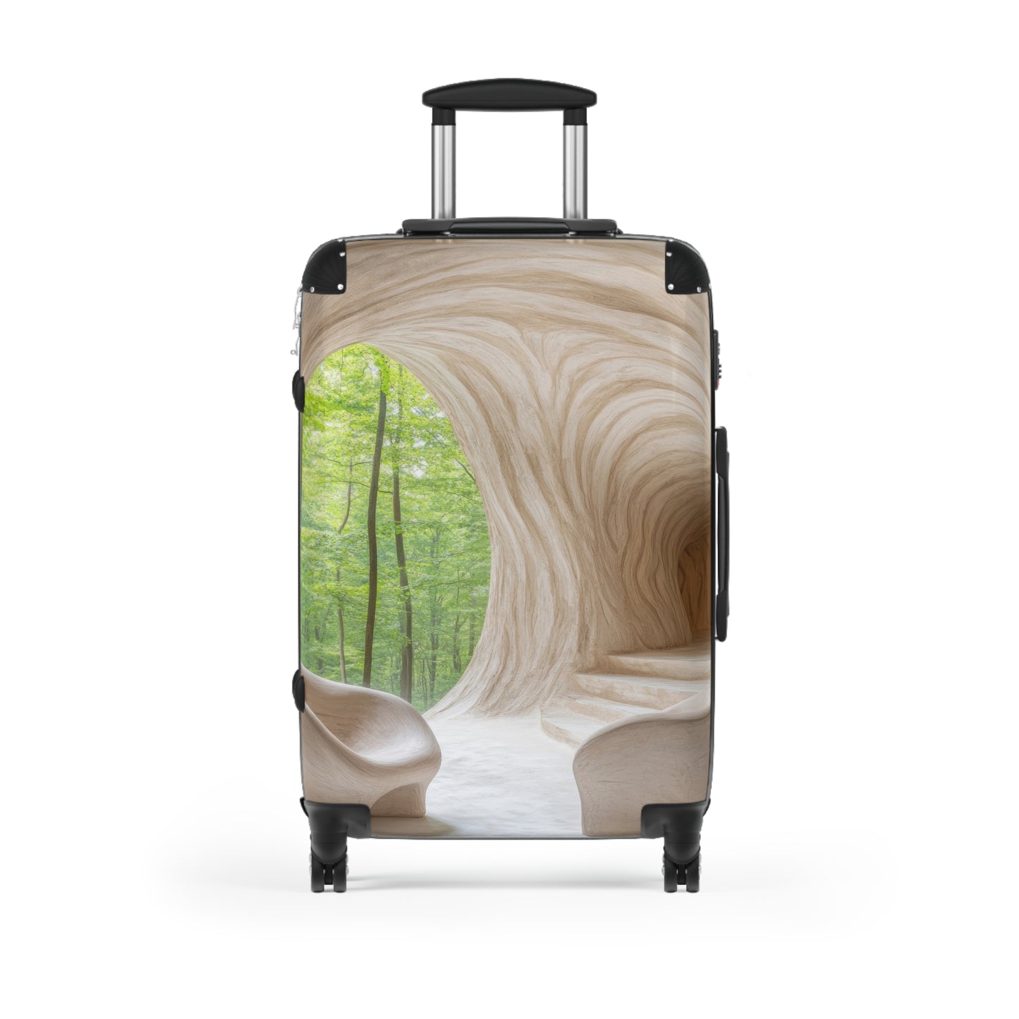 Nature Organic Interior Space Art Carry-On Suitcase - Stylish Luggage for Travelers
