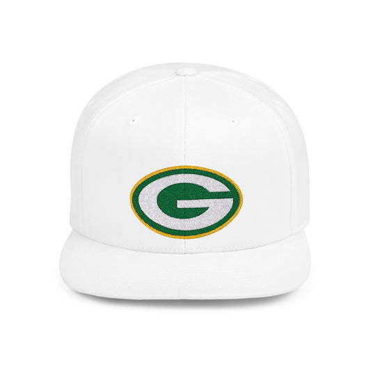 Green Bay Packers Go Pack Go Flat Bill Snapback – Lightweight, Custom Fit, Premium Quality