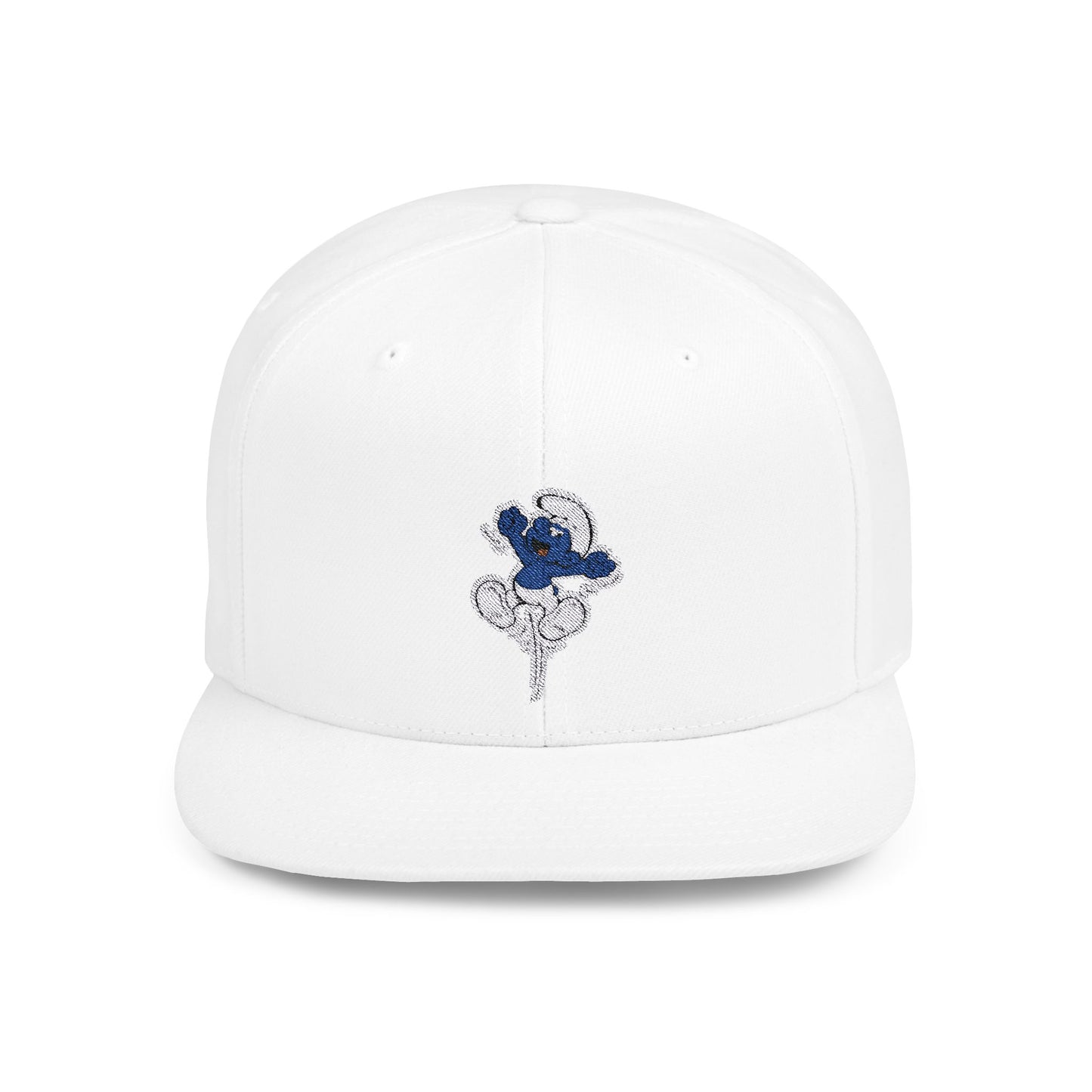 The Smurf Blue Flat Bill Snapback – Lightweight, Custom Fit, Premium Quality